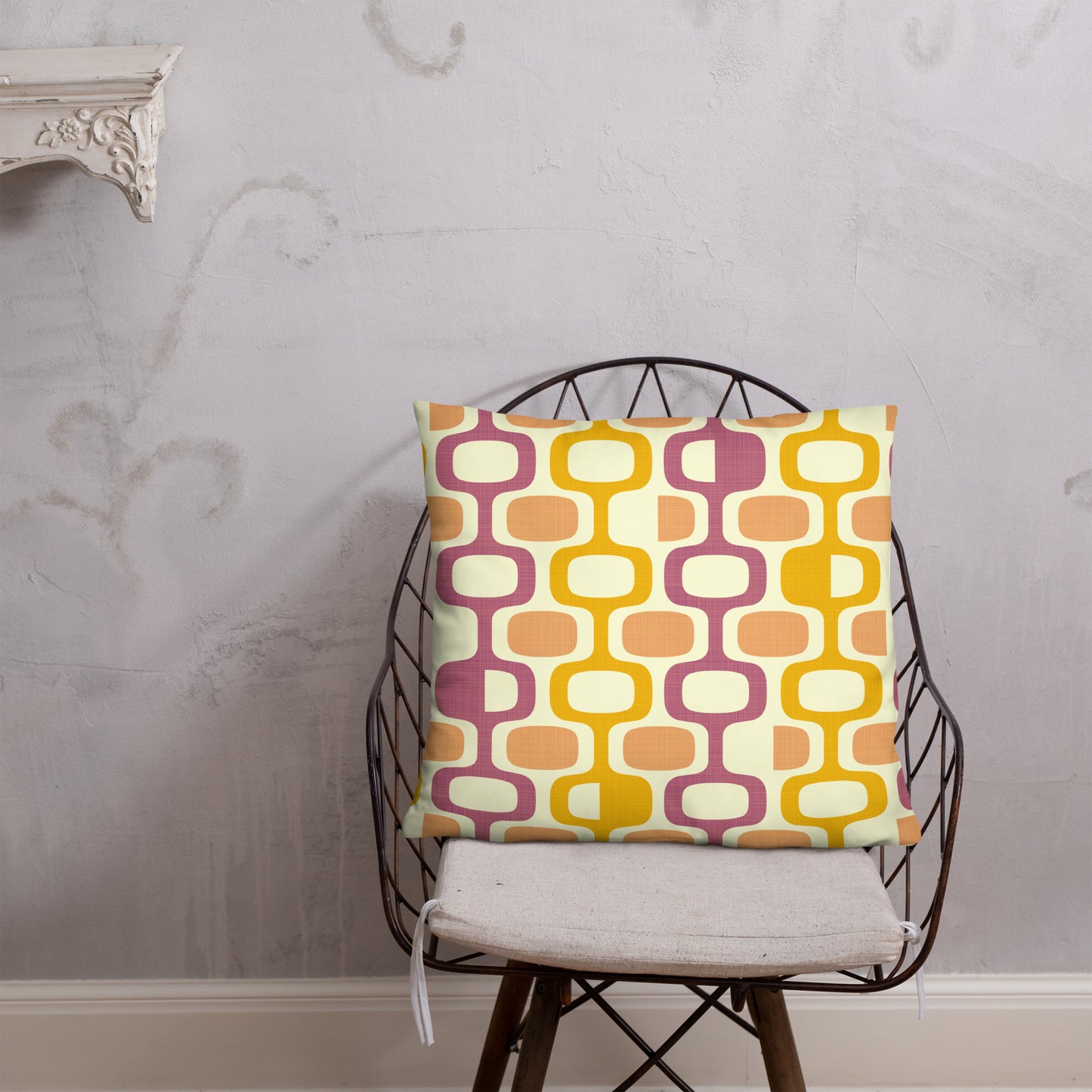 Whatco Peach Berry Marigold Basic Pillow
