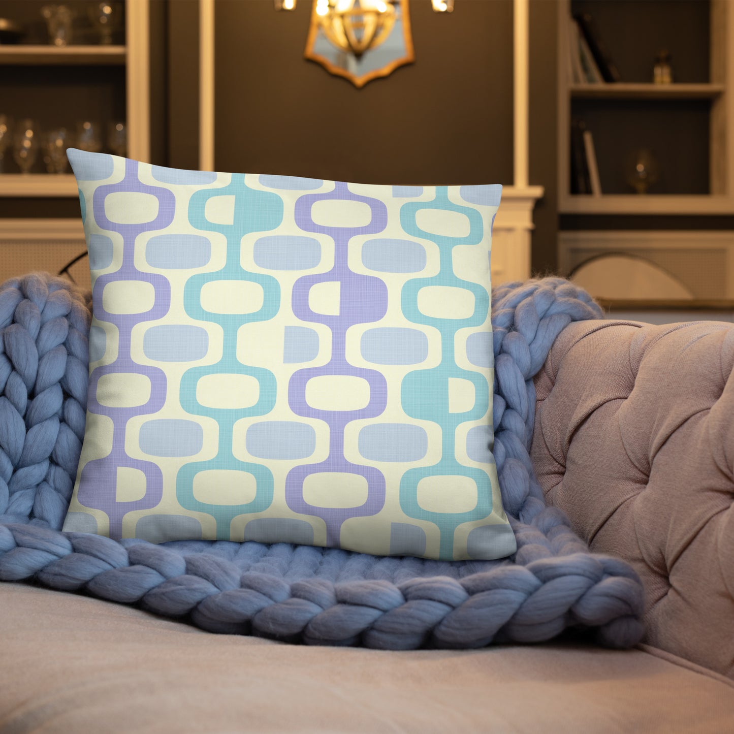 Whatco Sky Blue Orchid Pool Basic Pillow