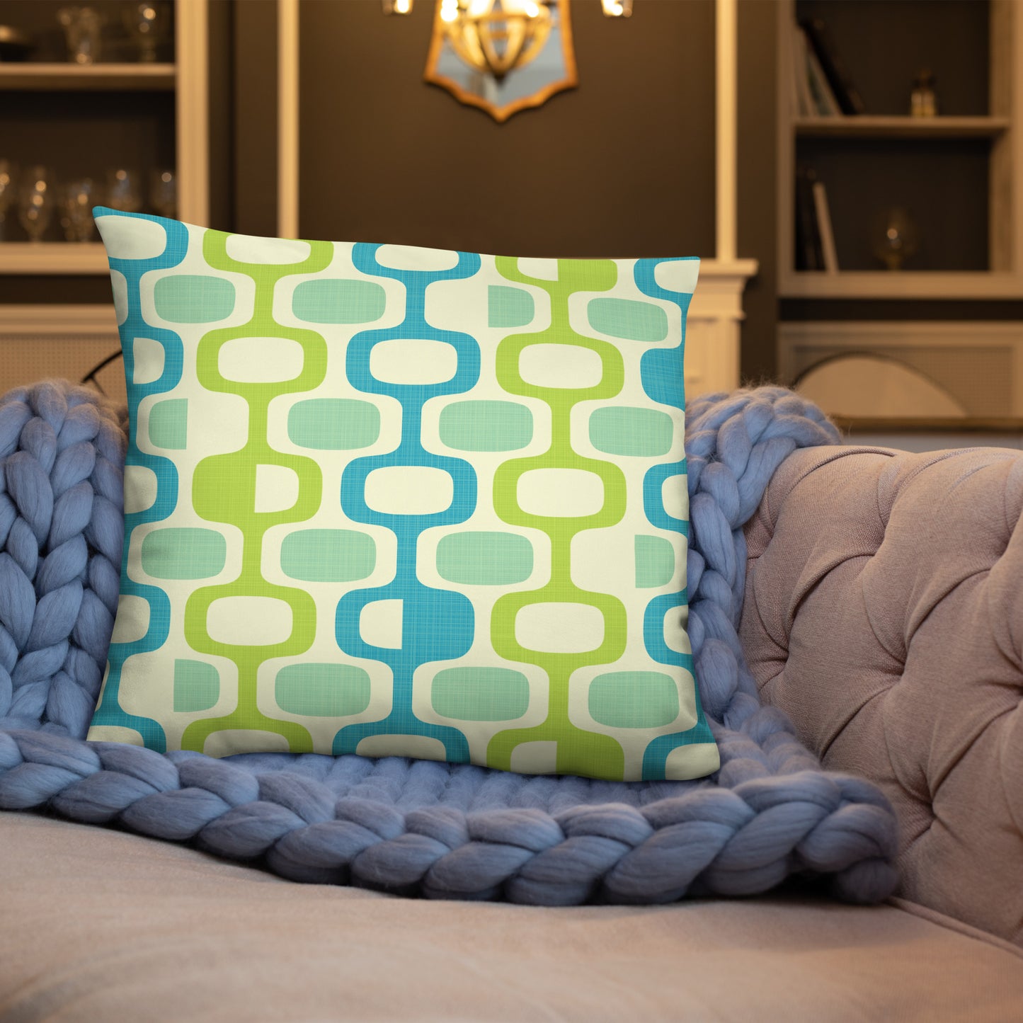 Whatco Caribbean Jade Lime Basic Pillow