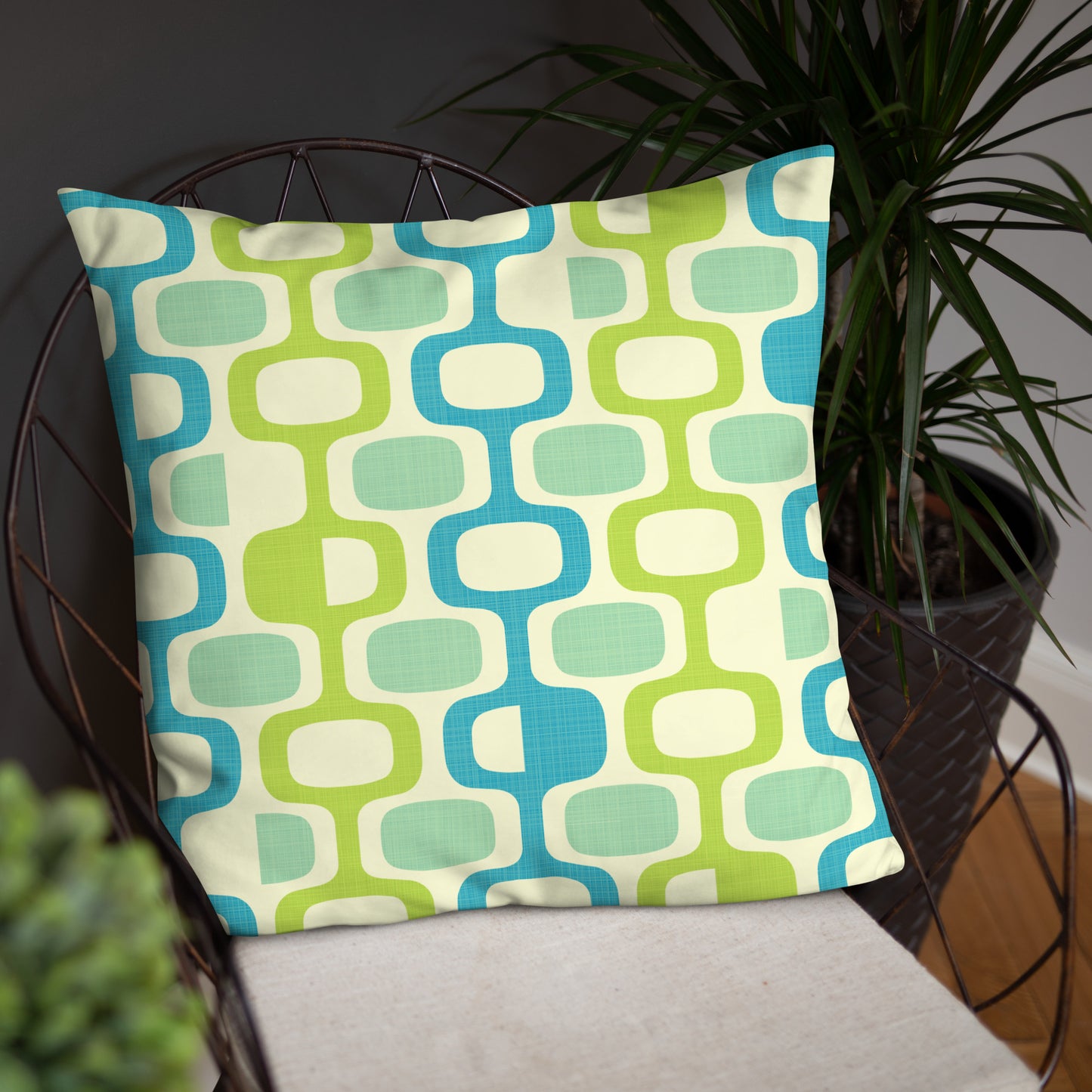 Whatco Caribbean Jade Lime Basic Pillow