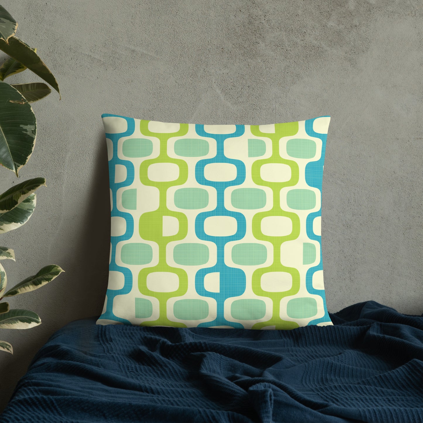 Whatco Caribbean Jade Lime Basic Pillow