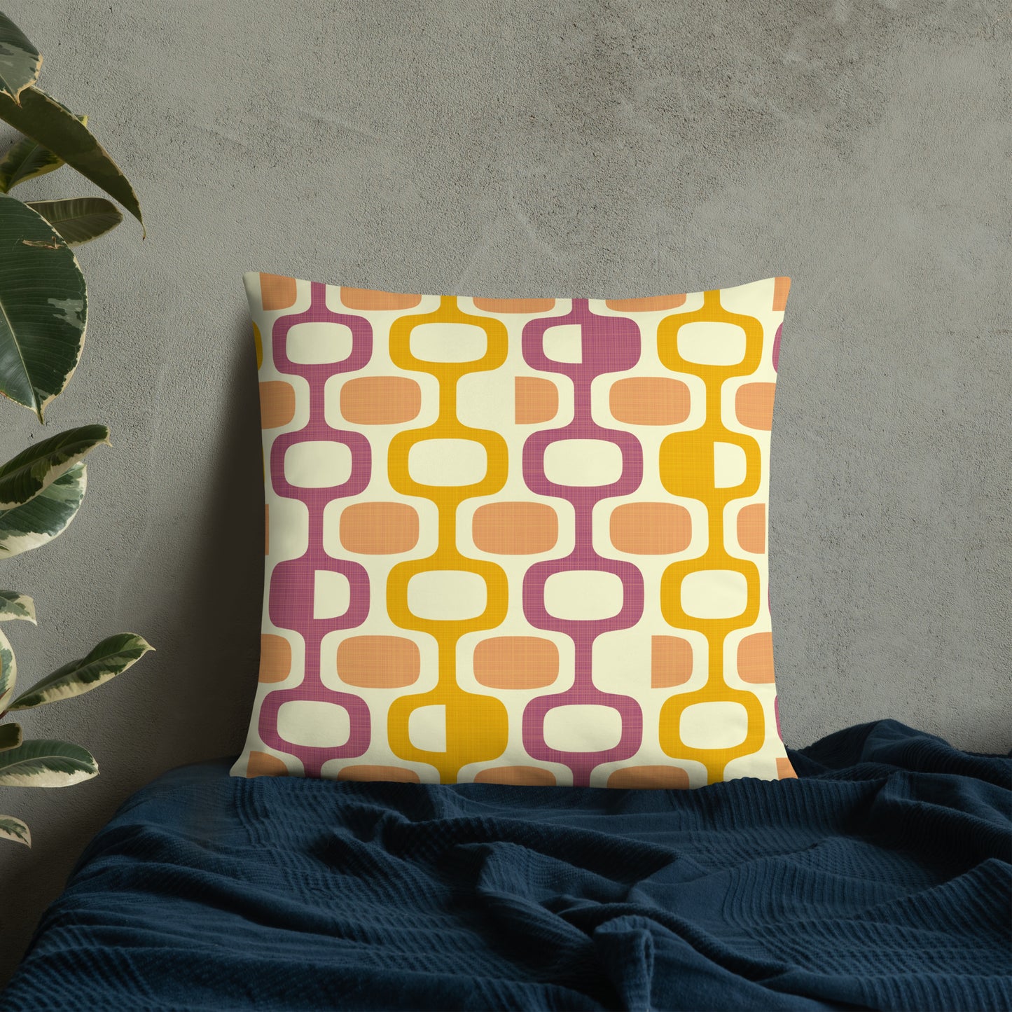 Whatco Peach Berry Marigold Basic Pillow