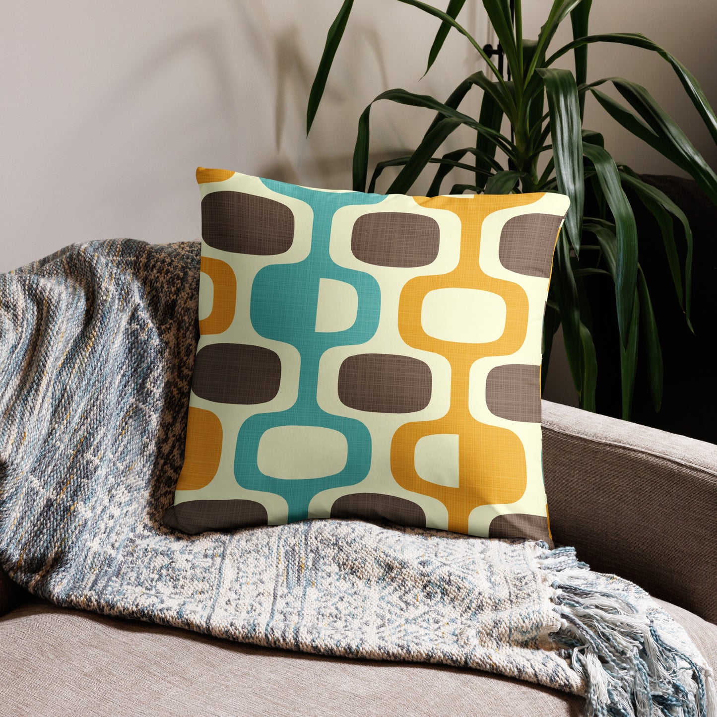 Palm Springs Coffee Break Basic Pillow