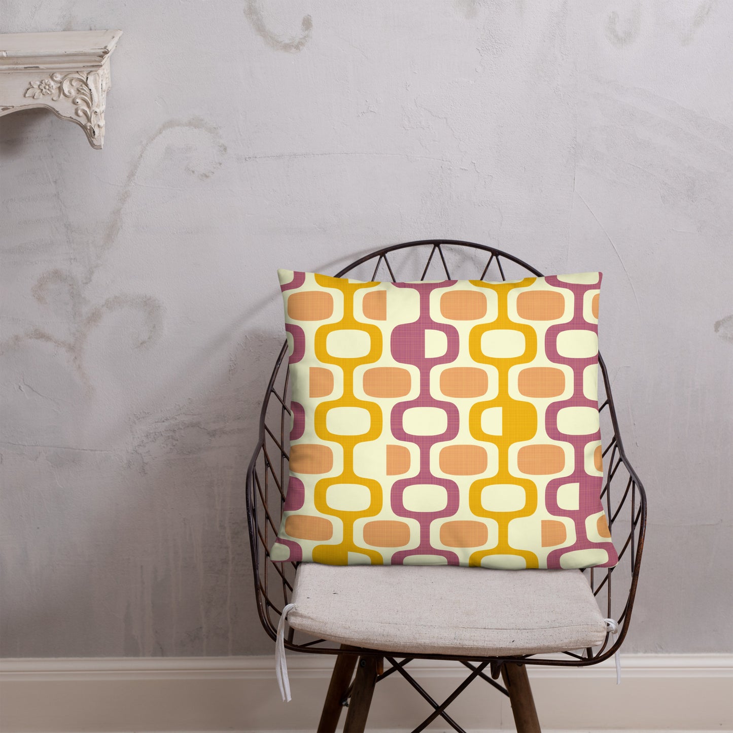 Whatco Peach Berry Marigold Basic Pillow