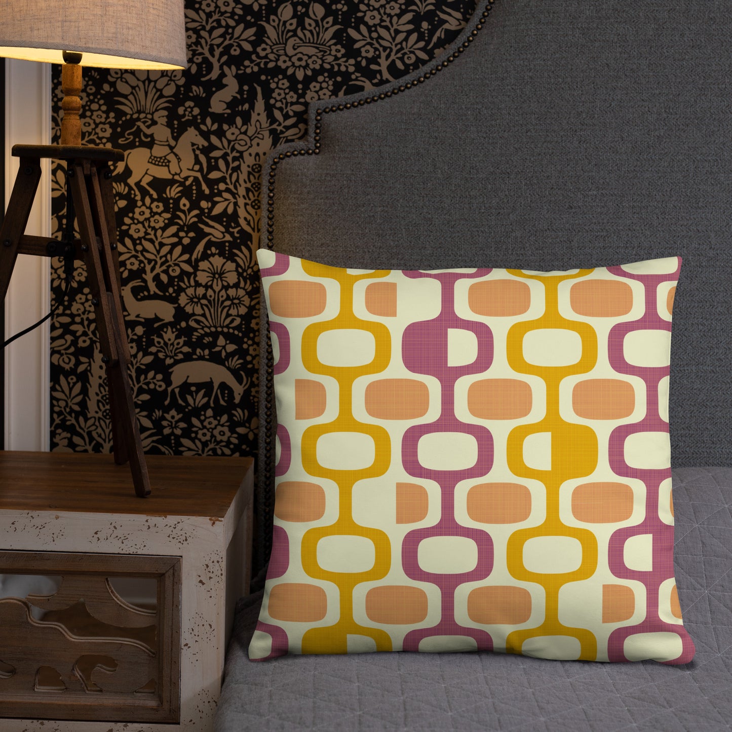 Whatco Peach Berry Marigold Basic Pillow