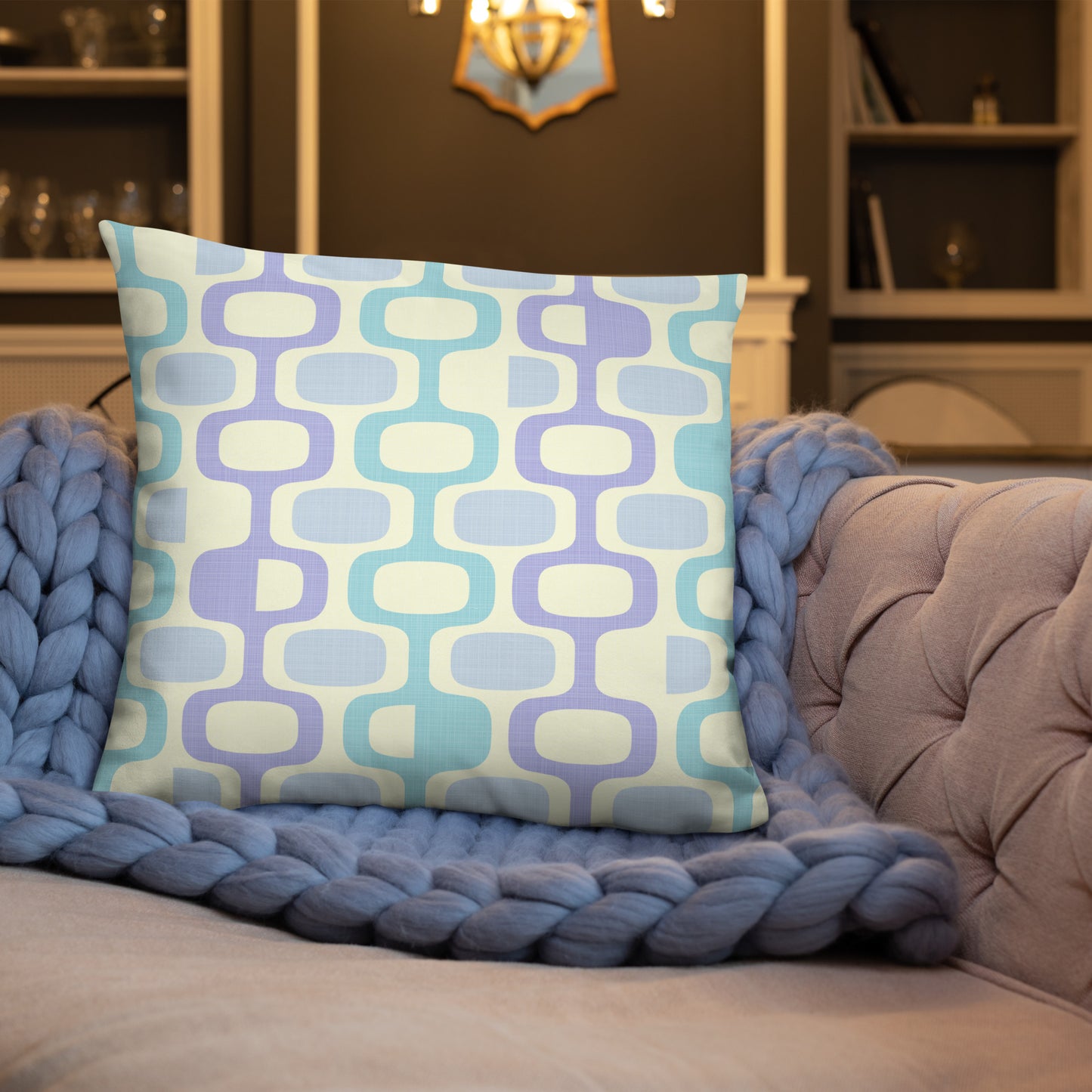 Whatco Sky Blue Orchid Pool Basic Pillow