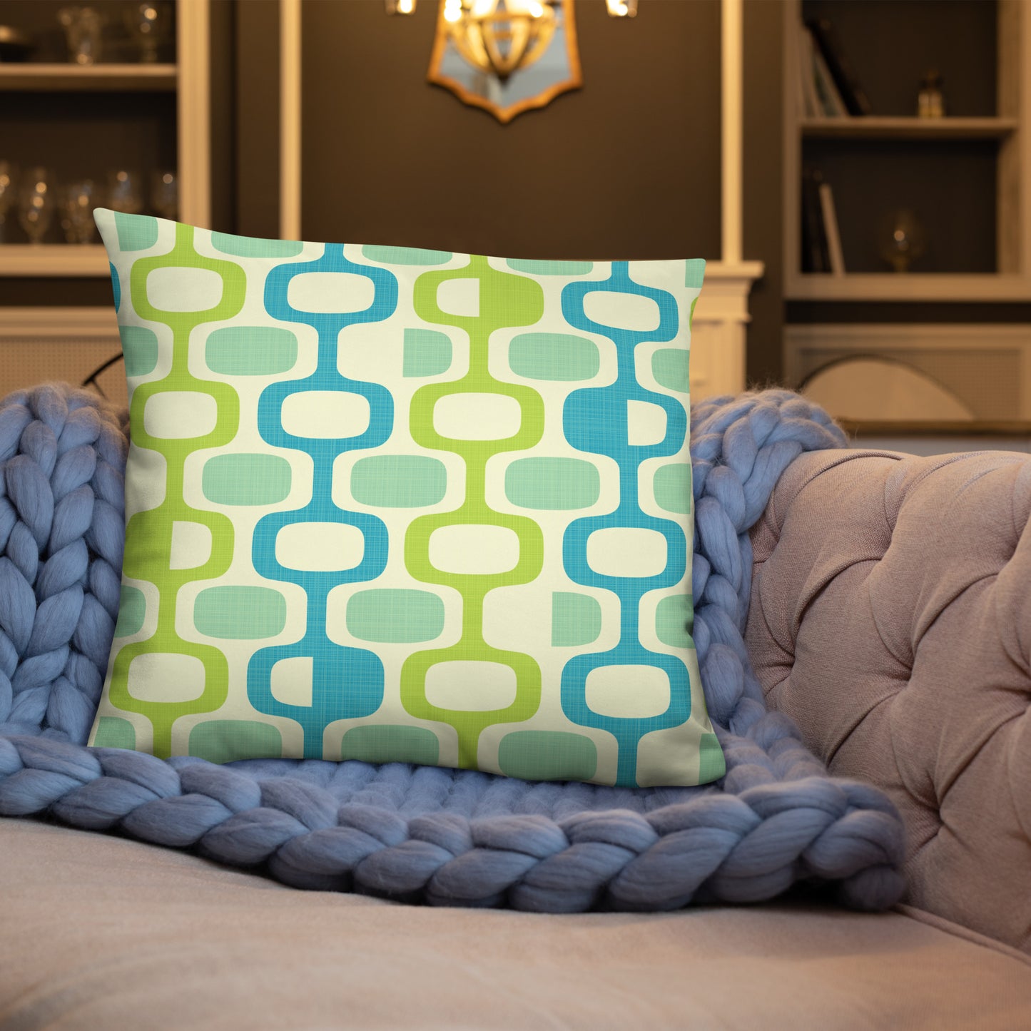 Whatco Caribbean Jade Lime Basic Pillow