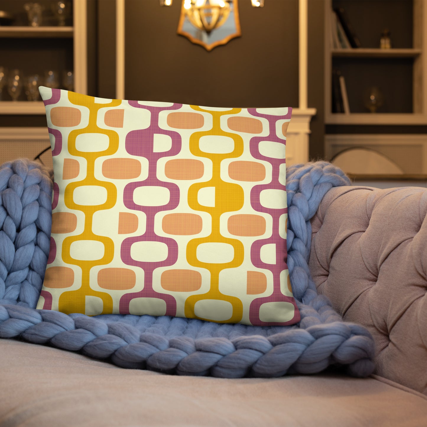 Whatco Peach Berry Marigold Basic Pillow