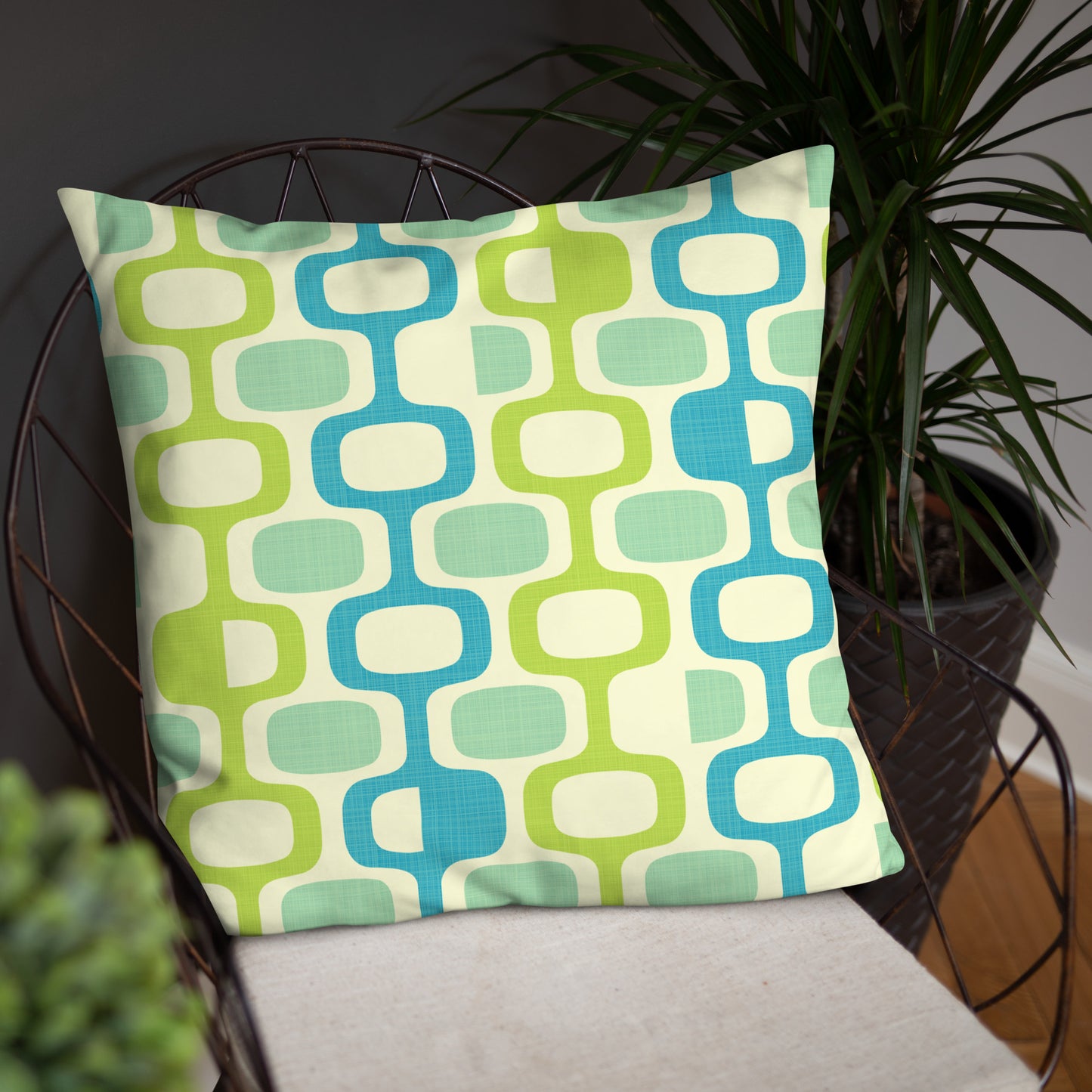 Whatco Caribbean Jade Lime Basic Pillow