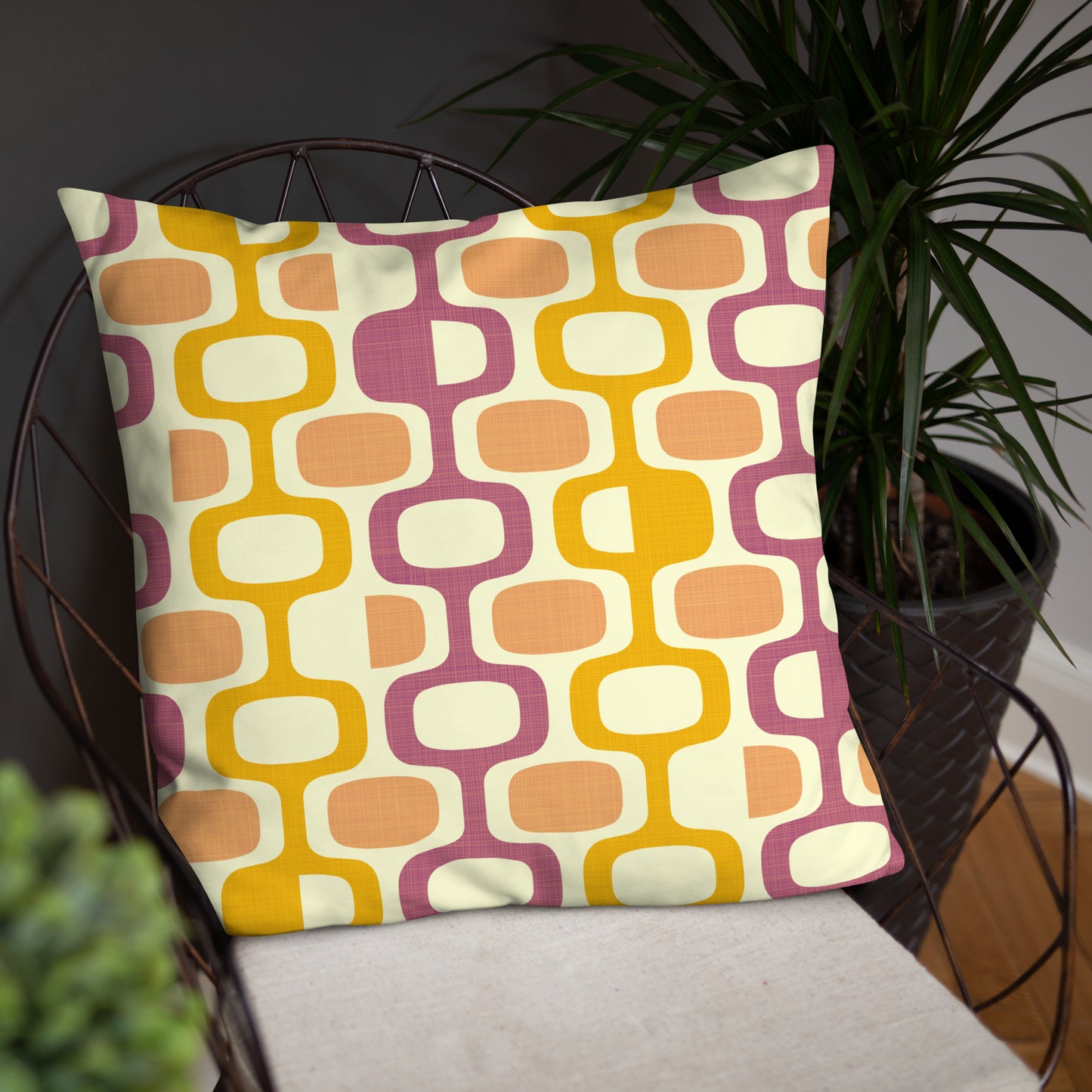 Whatco Peach Berry Marigold Basic Pillow