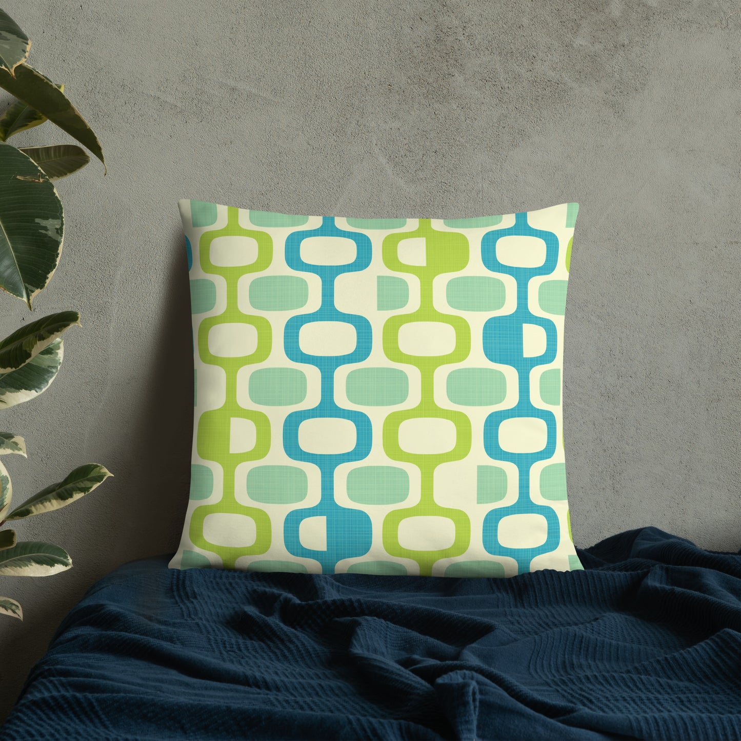 Whatco Caribbean Jade Lime Basic Pillow