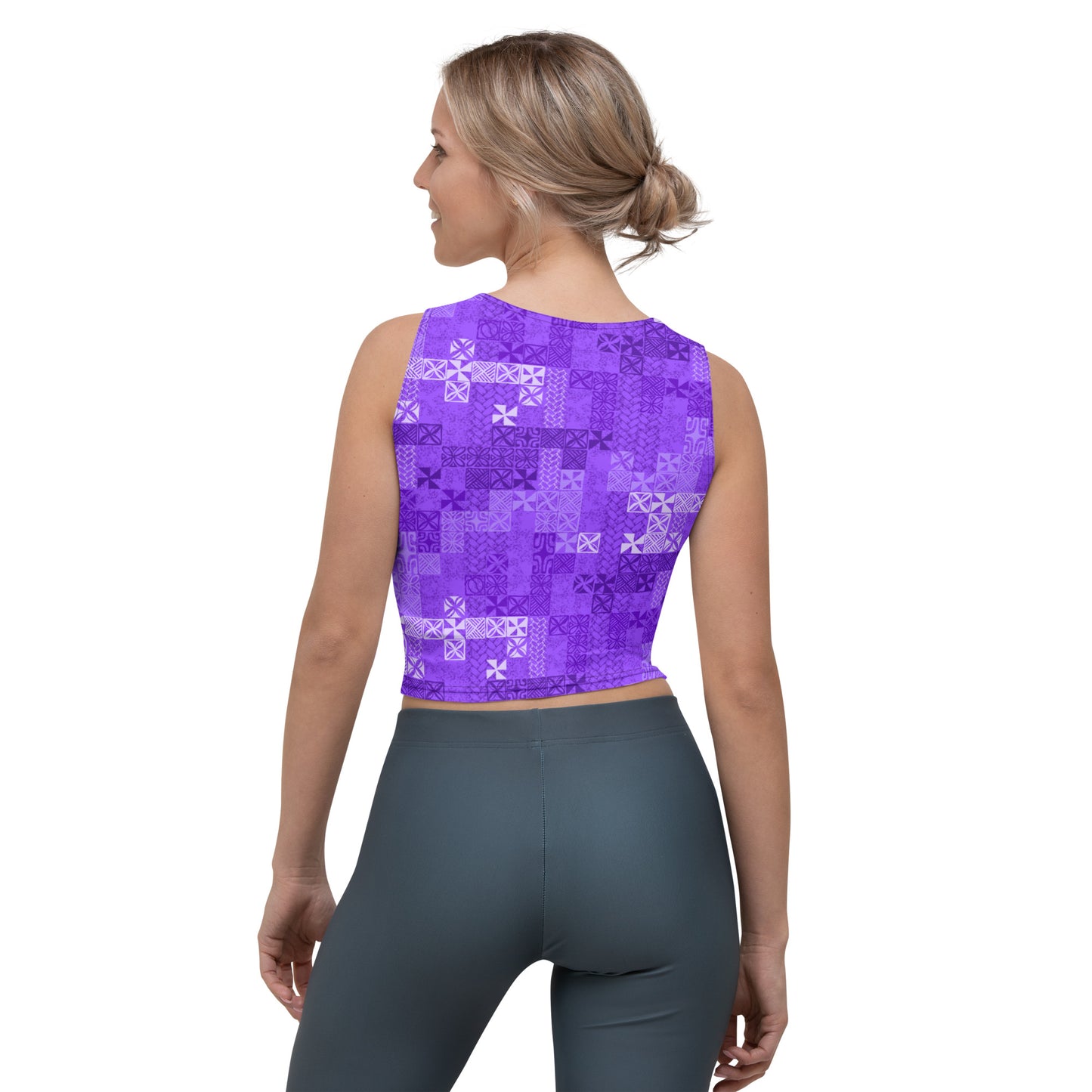 Tapa Tuesday Purple Crop Top