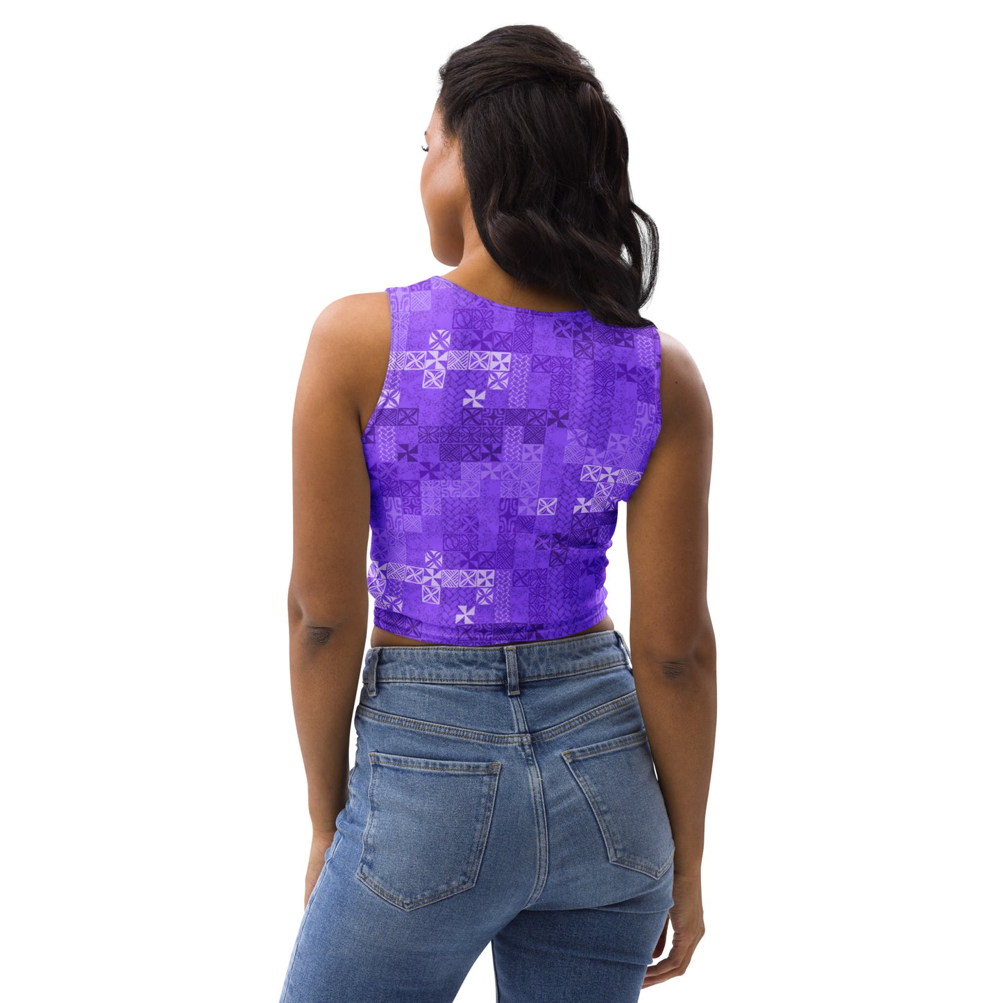 Tapa Tuesday Purple Crop Top