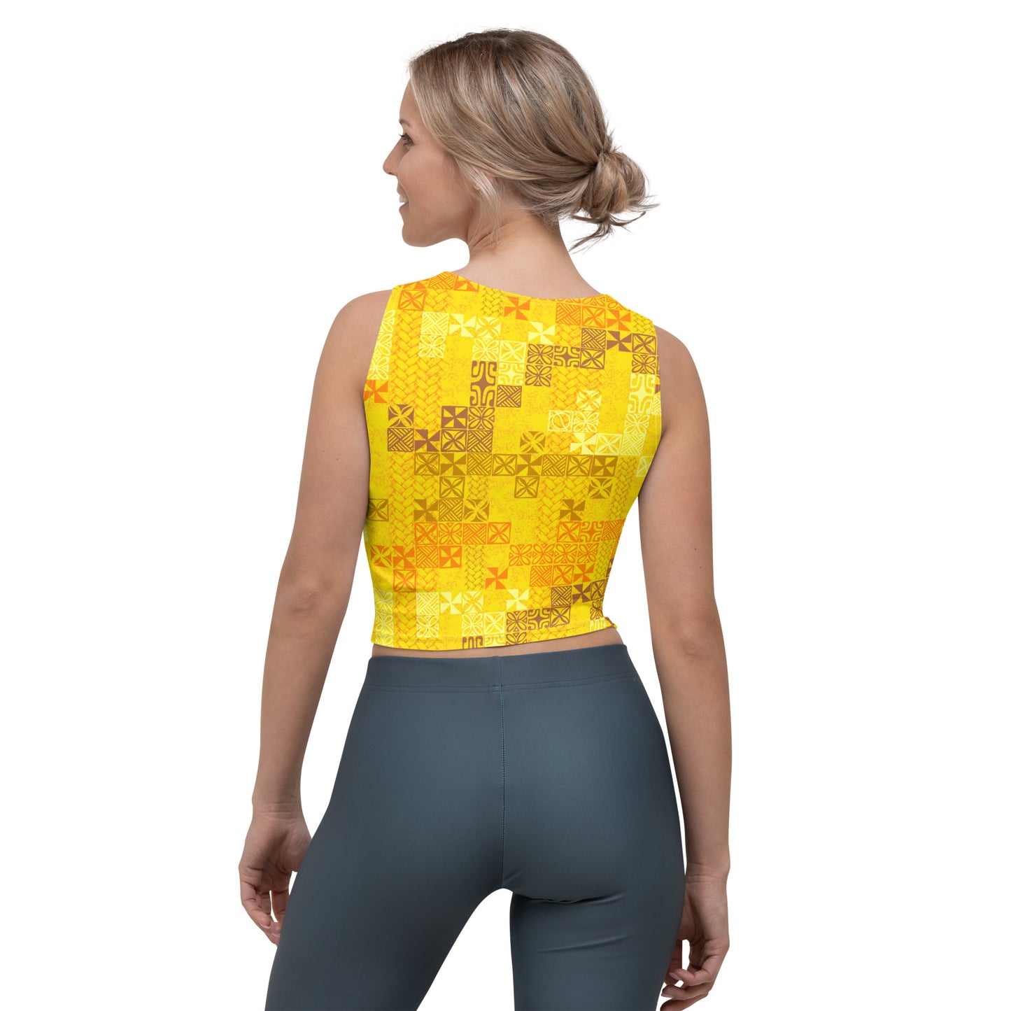 Tapa Tuesday Yellow Crop Top