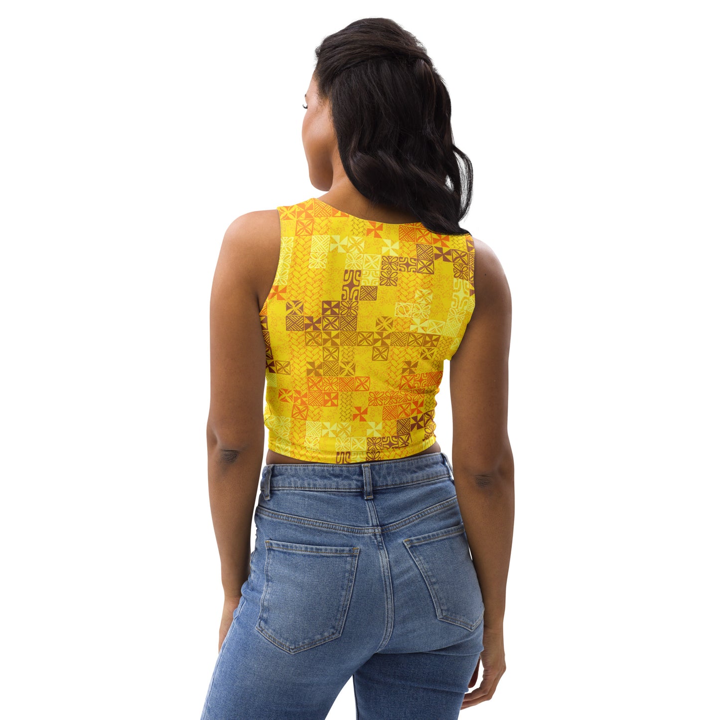 Tapa Tuesday Yellow Crop Top