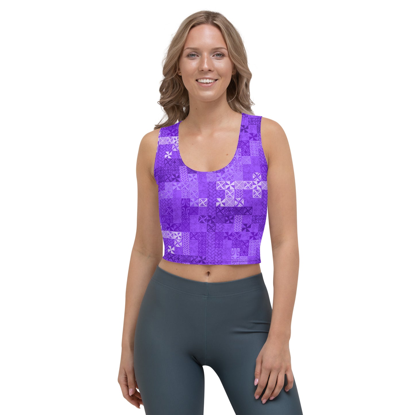 Tapa Tuesday Purple Crop Top
