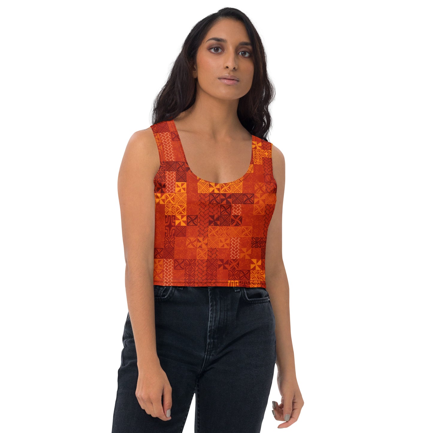 Tapa Tuesday Red Crop Top