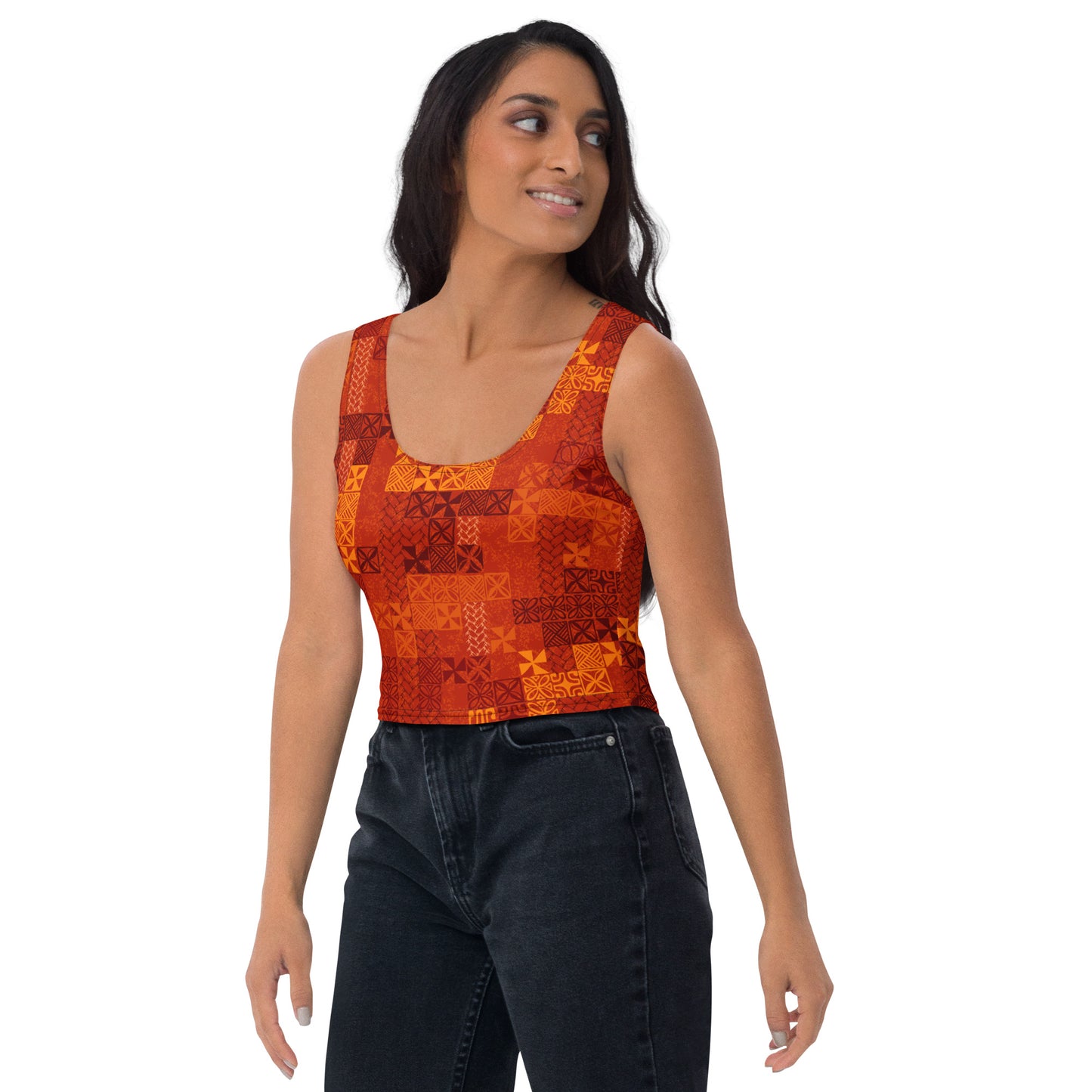Tapa Tuesday Red Crop Top