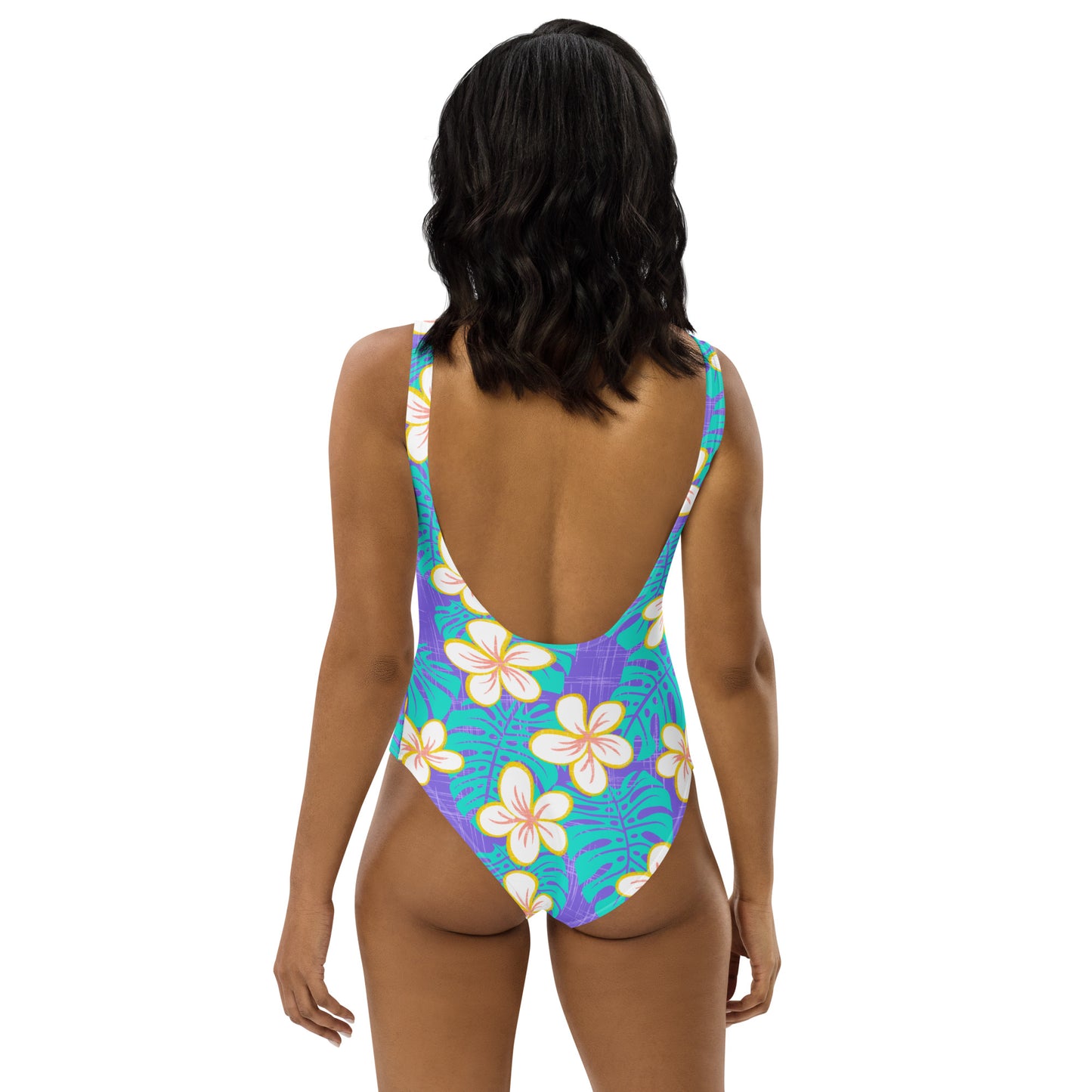 Ube Blue One-Piece Swimsuit