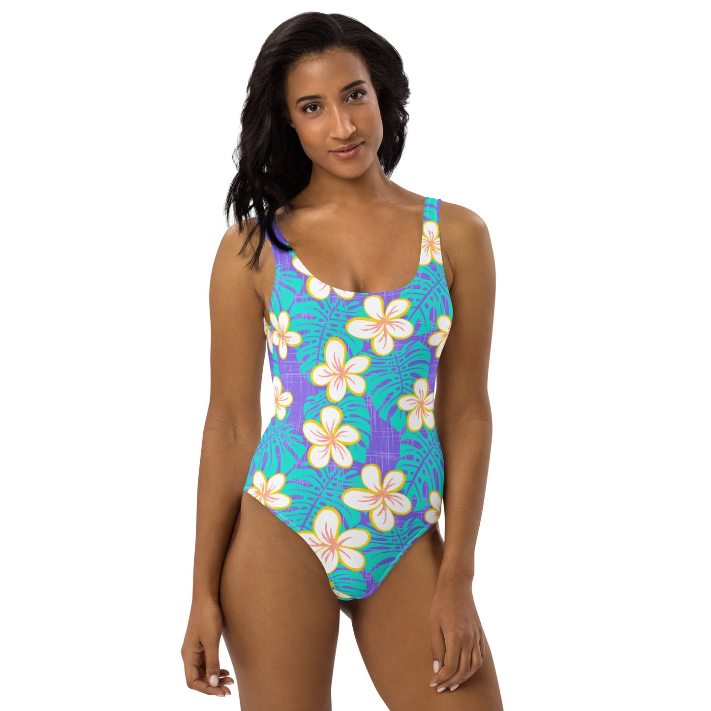 Ube Blue One-Piece Swimsuit