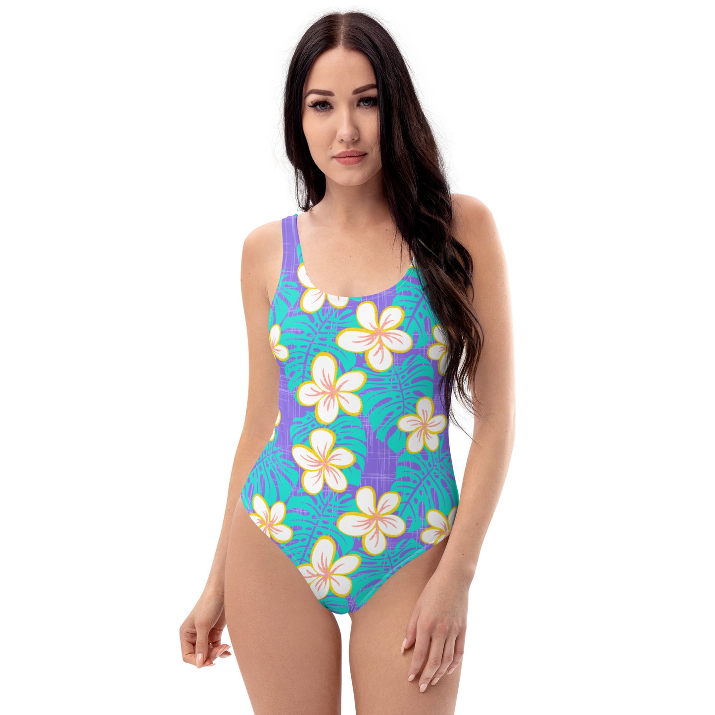 Ube Blue One-Piece Swimsuit