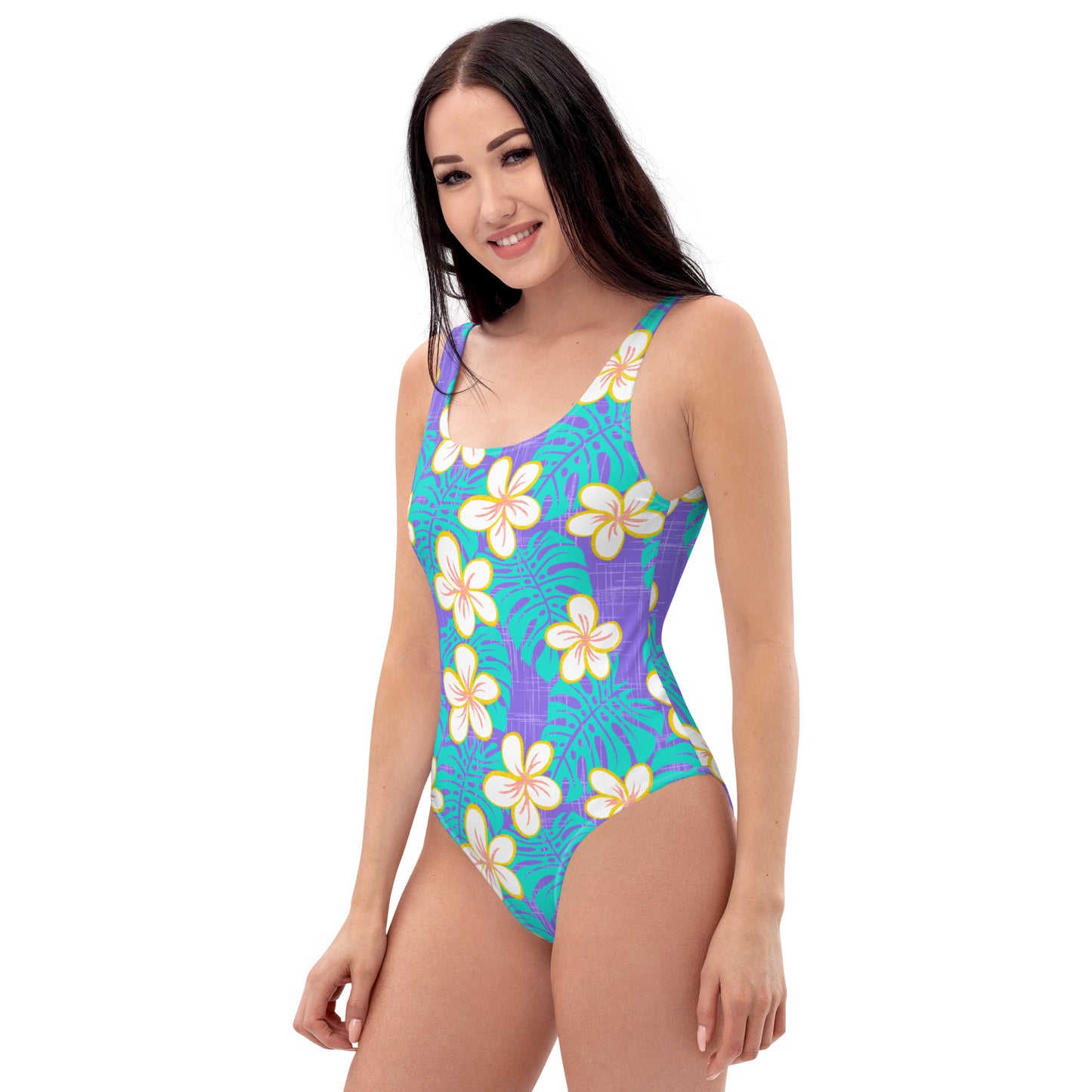 Ube Blue One-Piece Swimsuit