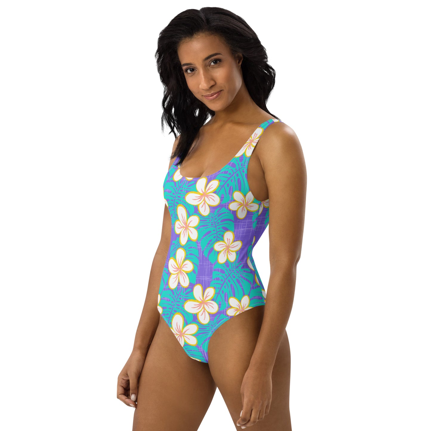 Ube Blue One-Piece Swimsuit