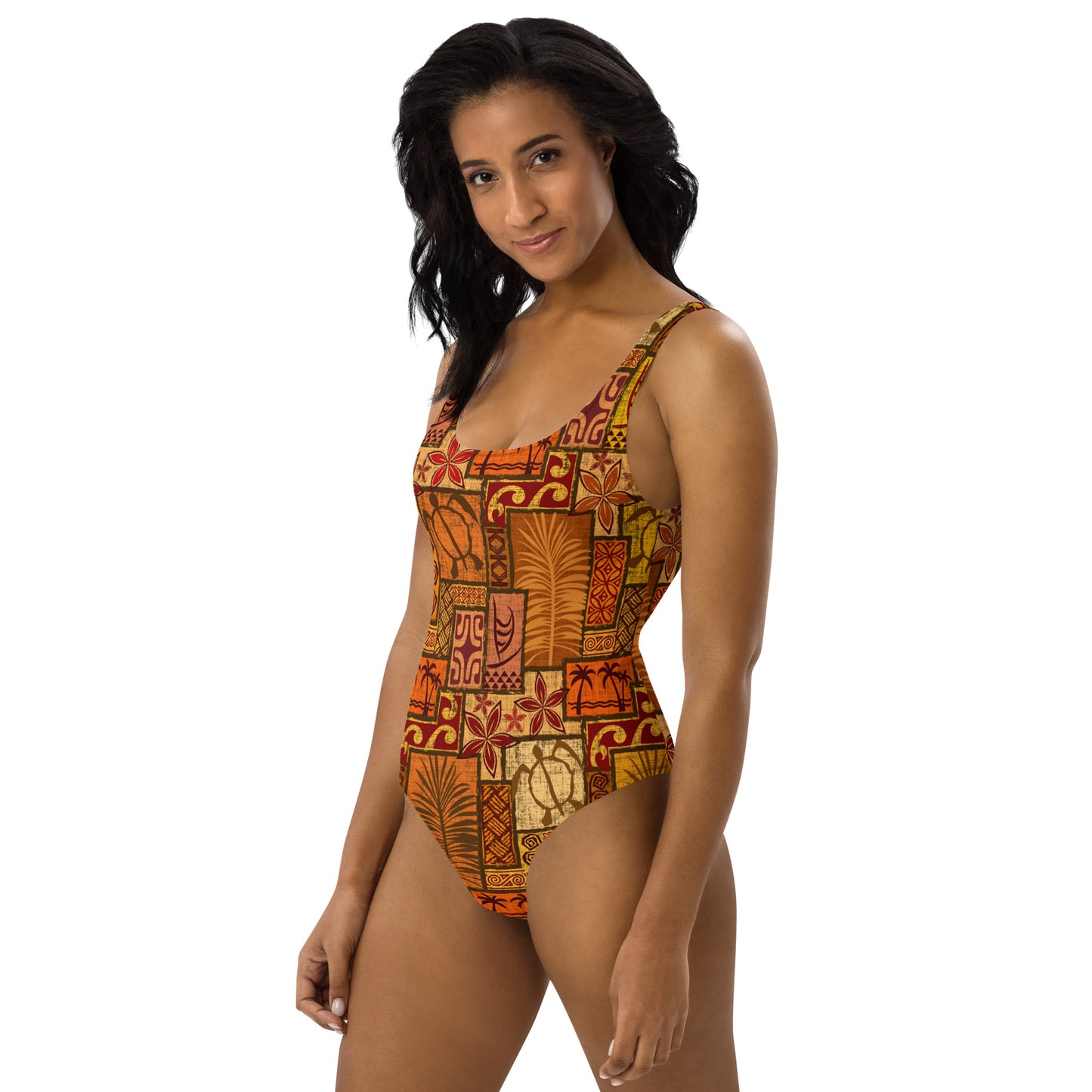 Moku Malihini Pele Sunset One-Piece Swimsuit