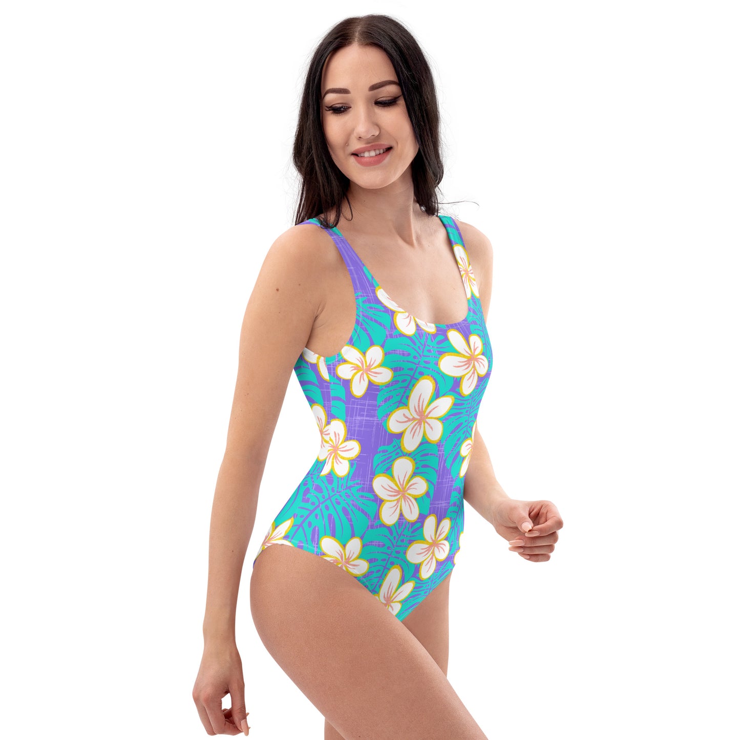 Ube Blue One-Piece Swimsuit