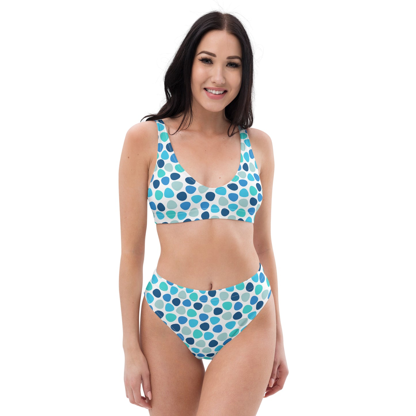 Blue Pepple Recycled high-waisted bikini