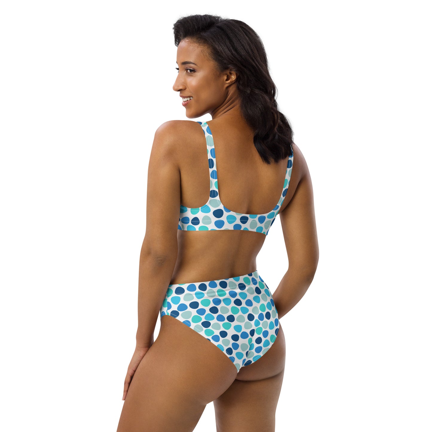 Blue Pepple Recycled high-waisted bikini