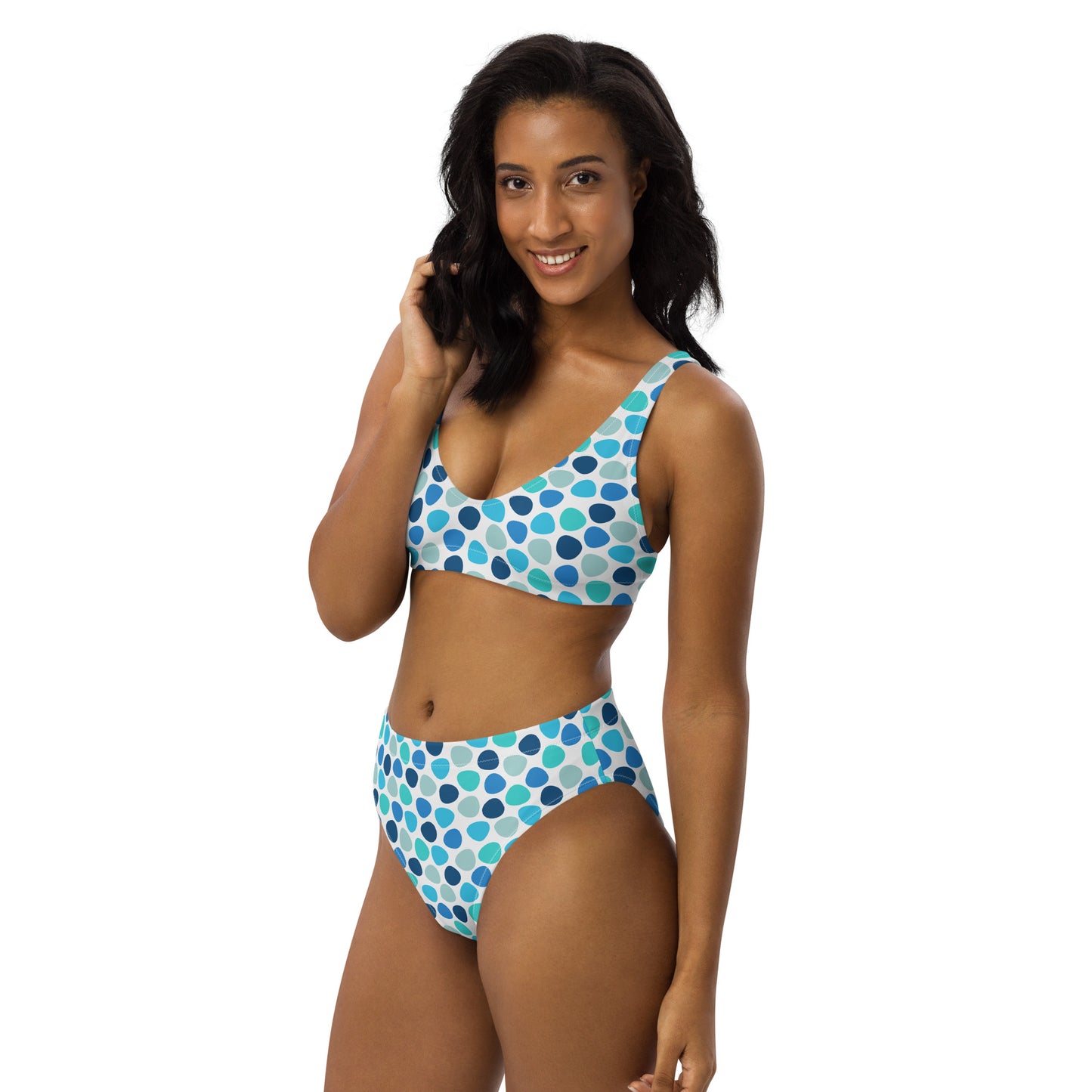 Blue Pepple Recycled high-waisted bikini