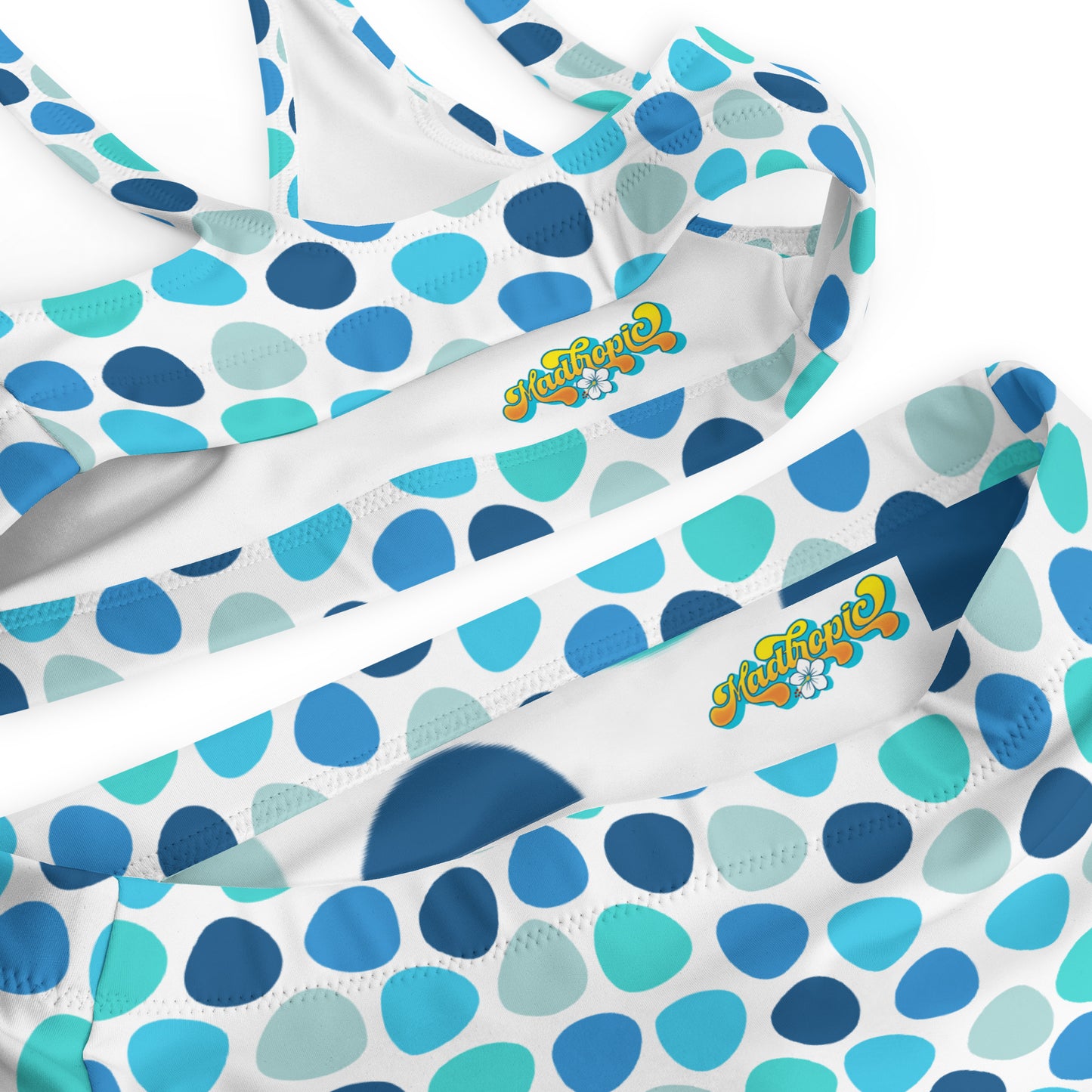 Blue Pepple Recycled high-waisted bikini