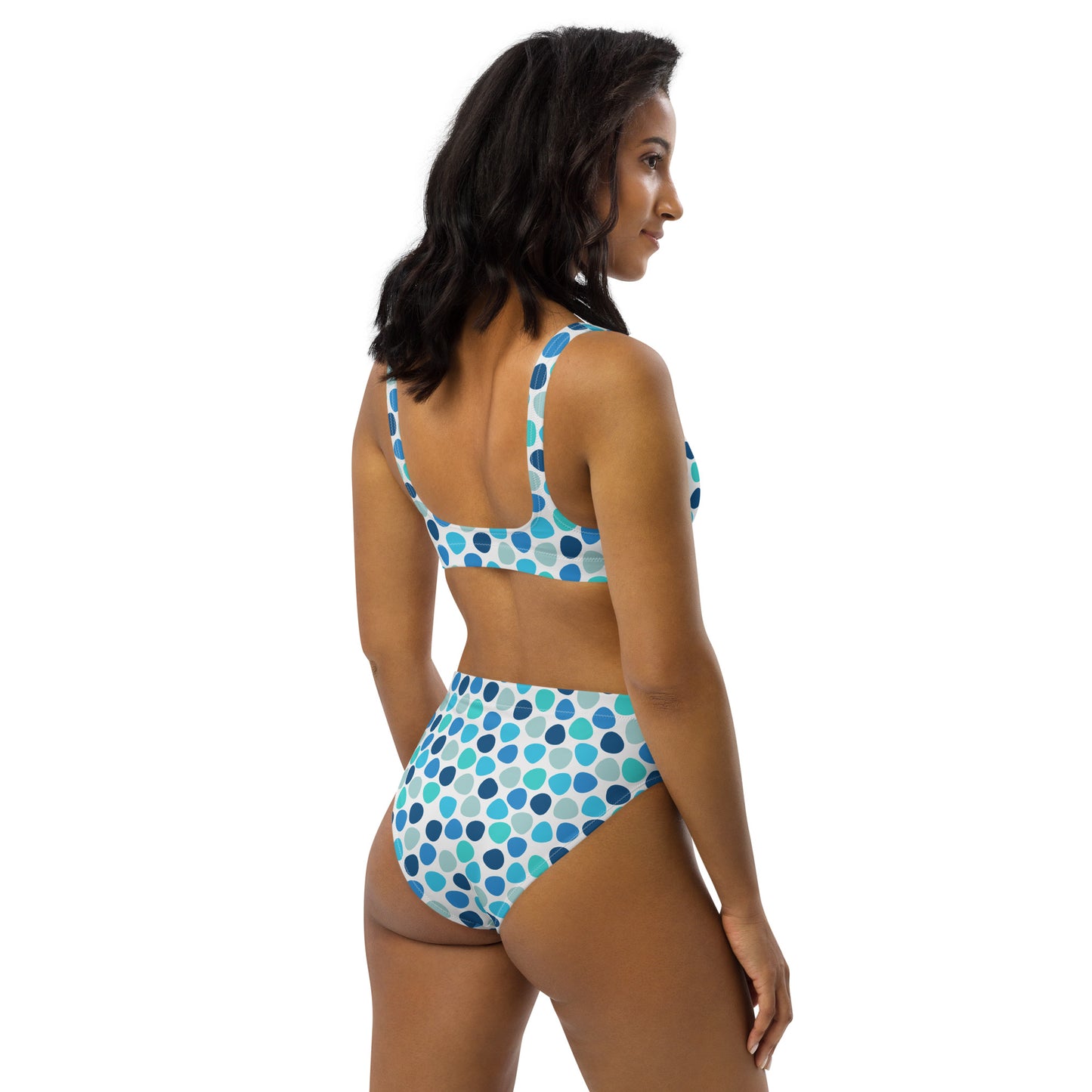 Blue Pepple Recycled high-waisted bikini