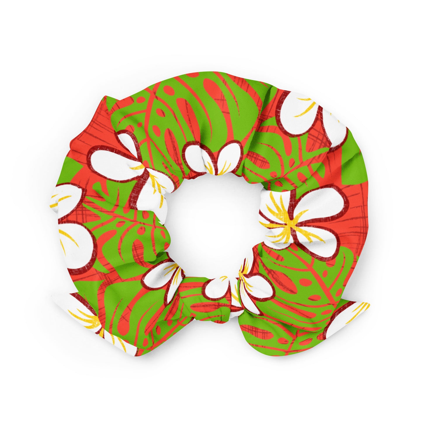Kalikimaka Recycled Scrunchie