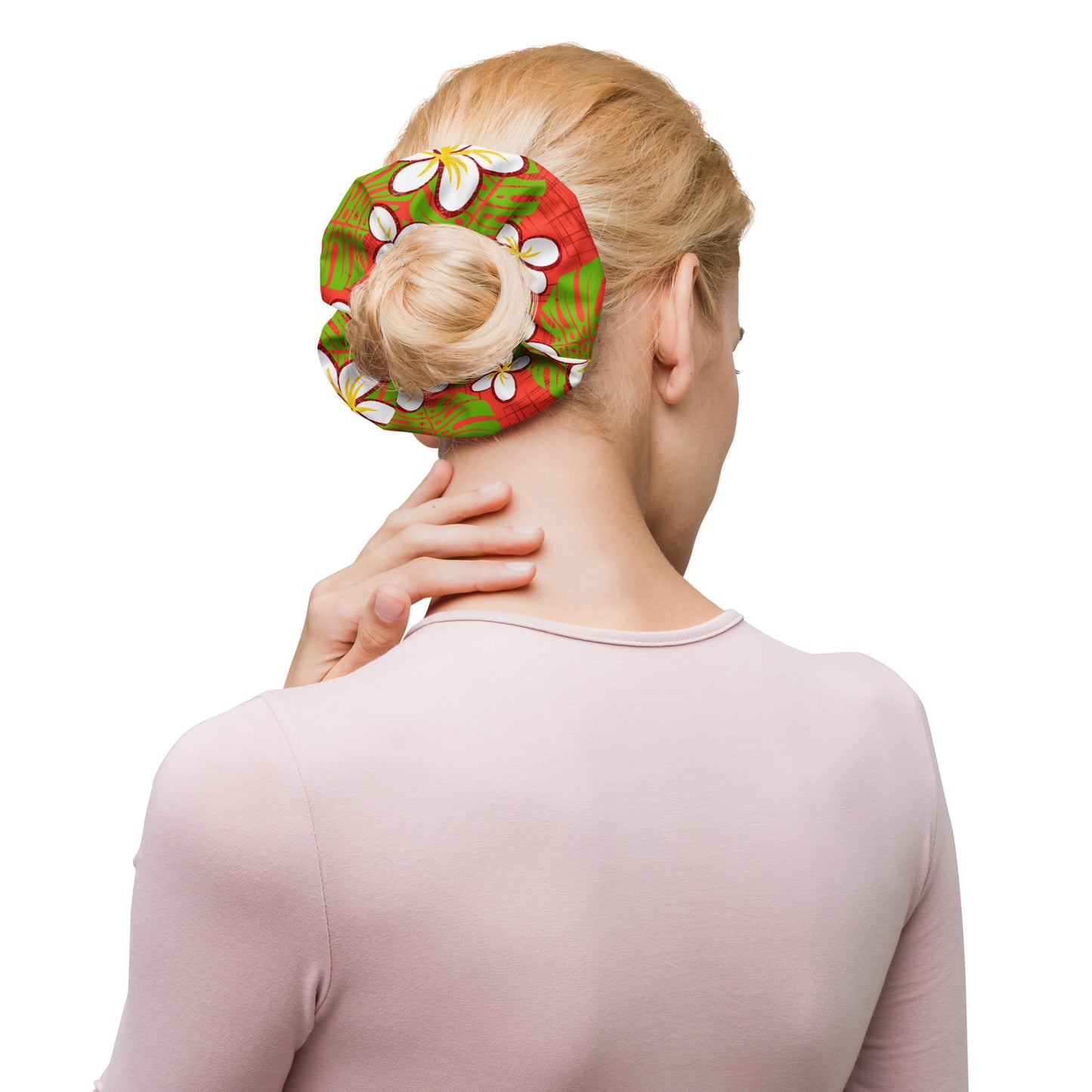 Kalikimaka Recycled Scrunchie