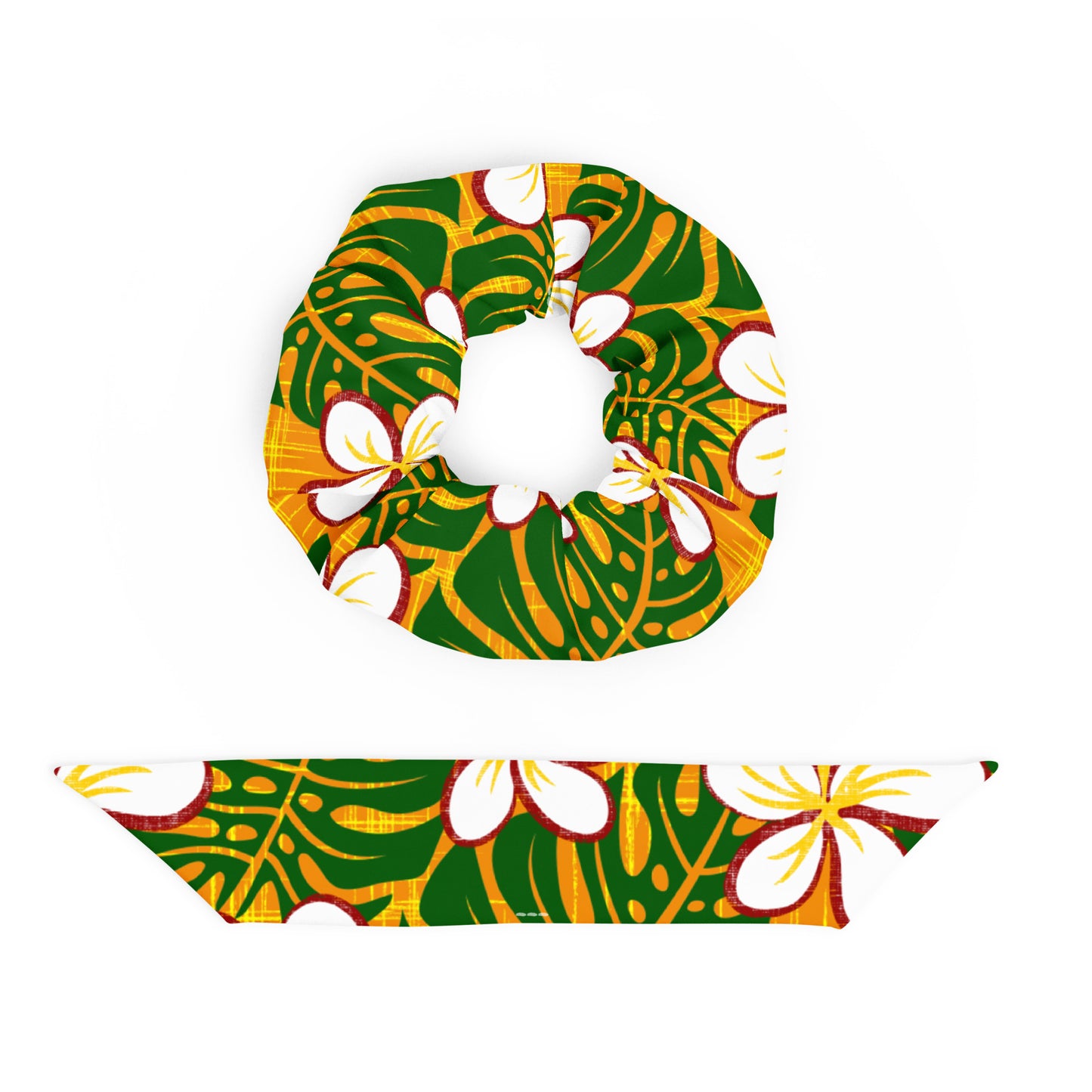 Oahu October Recycled Scrunchie