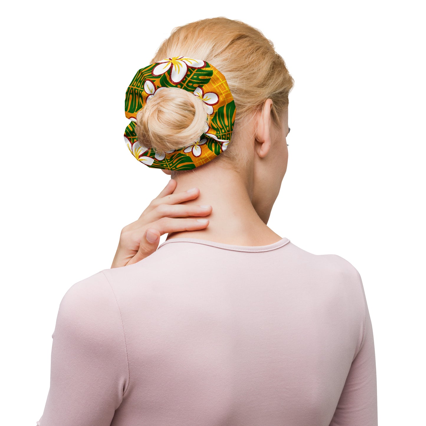 Oahu October Recycled Scrunchie