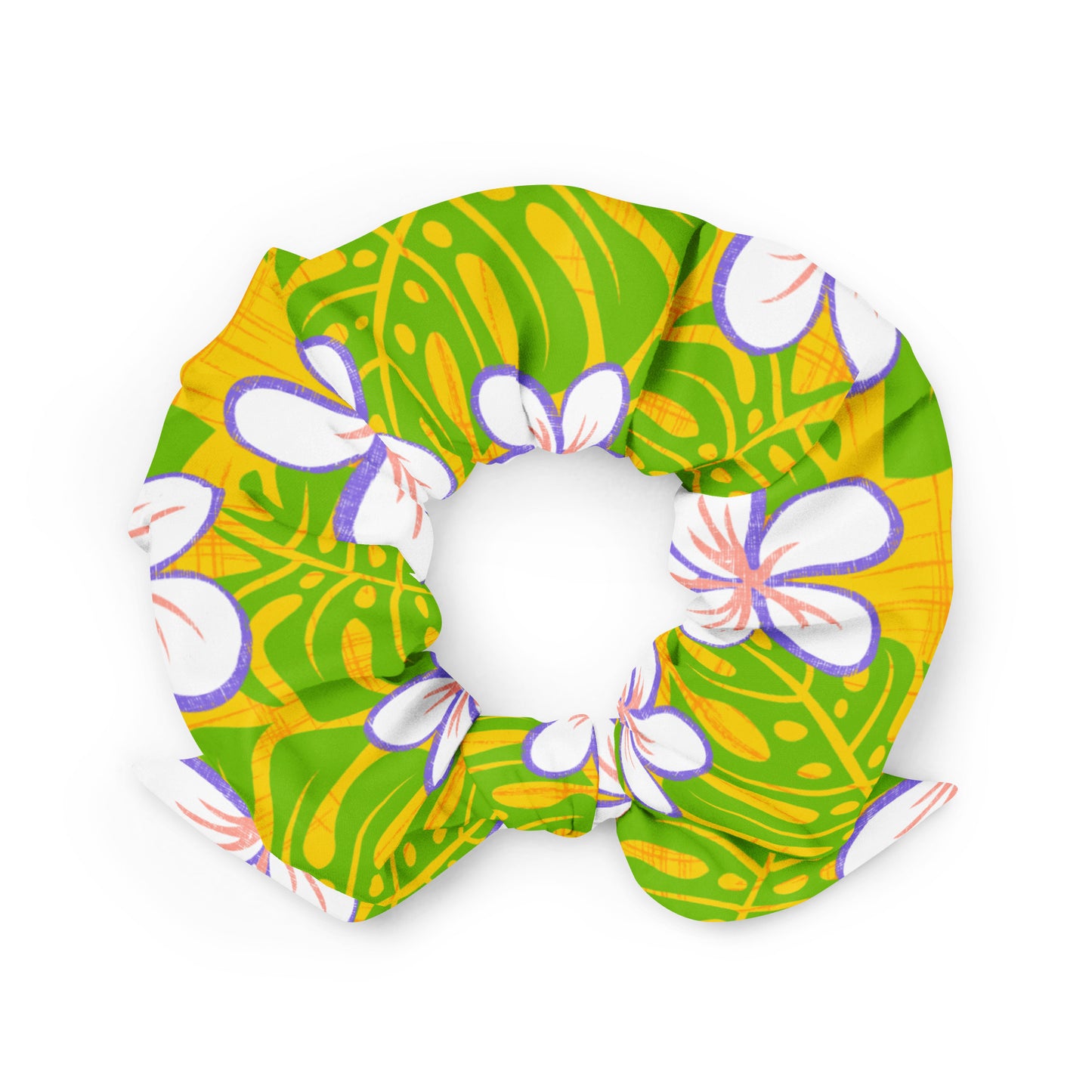 Easter Basket Recycled Scrunchie