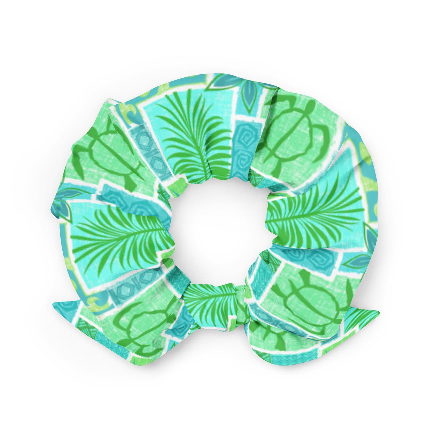 Moku Cool Water Recycled Scrunchie