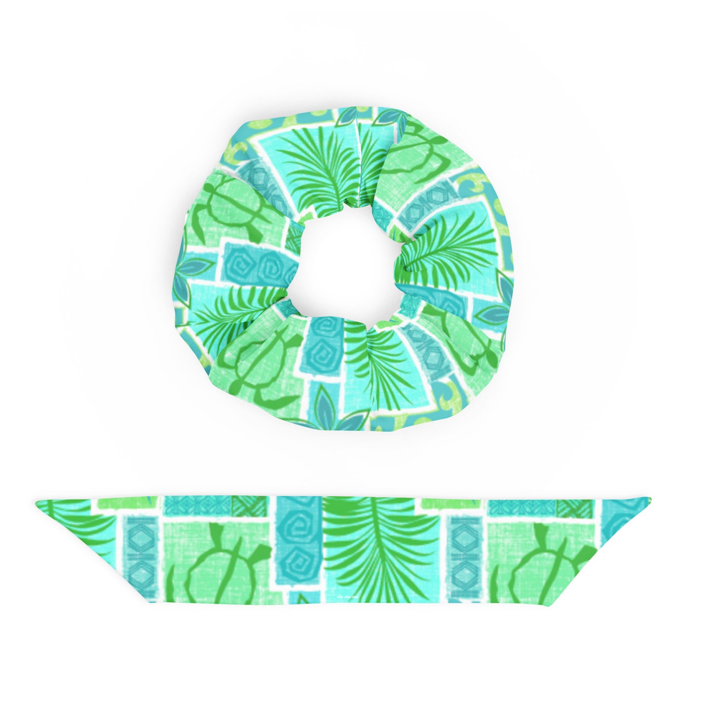 Moku Cool Water Recycled Scrunchie