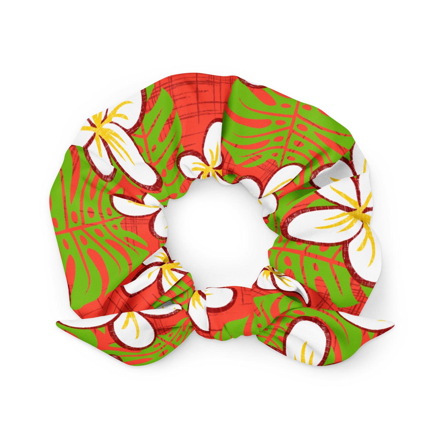 Kalikimaka Recycled Scrunchie