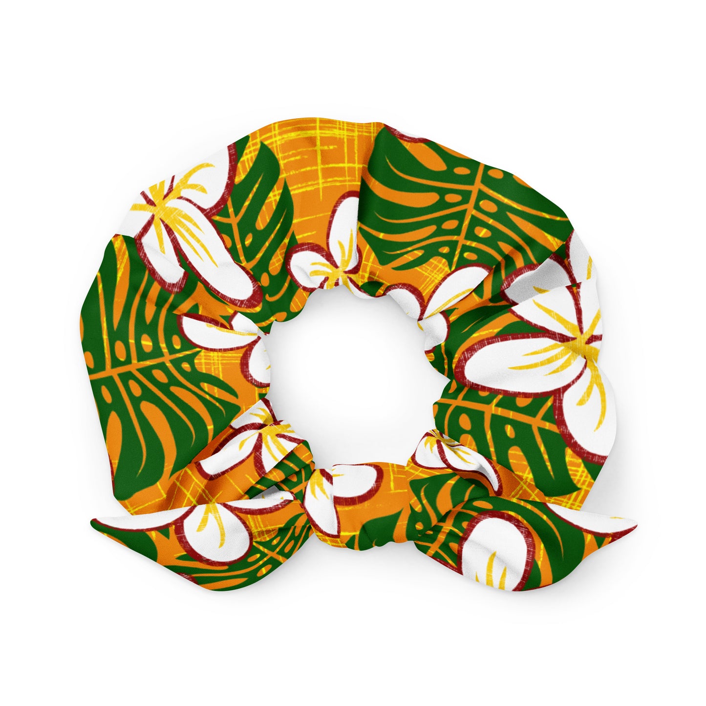 Oahu October Recycled Scrunchie