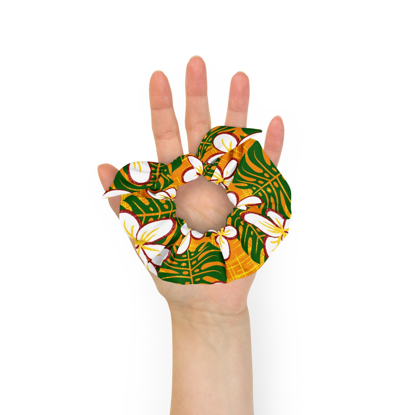 Oahu October Recycled Scrunchie