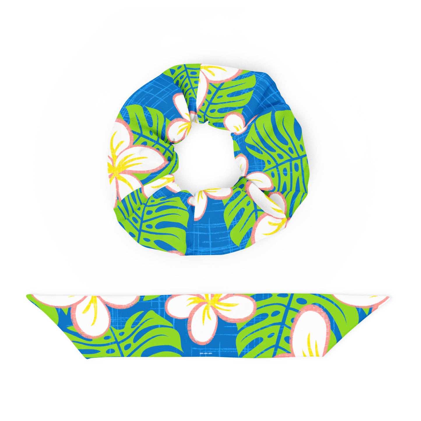 Honolulu Holiday Recycled Scrunchie