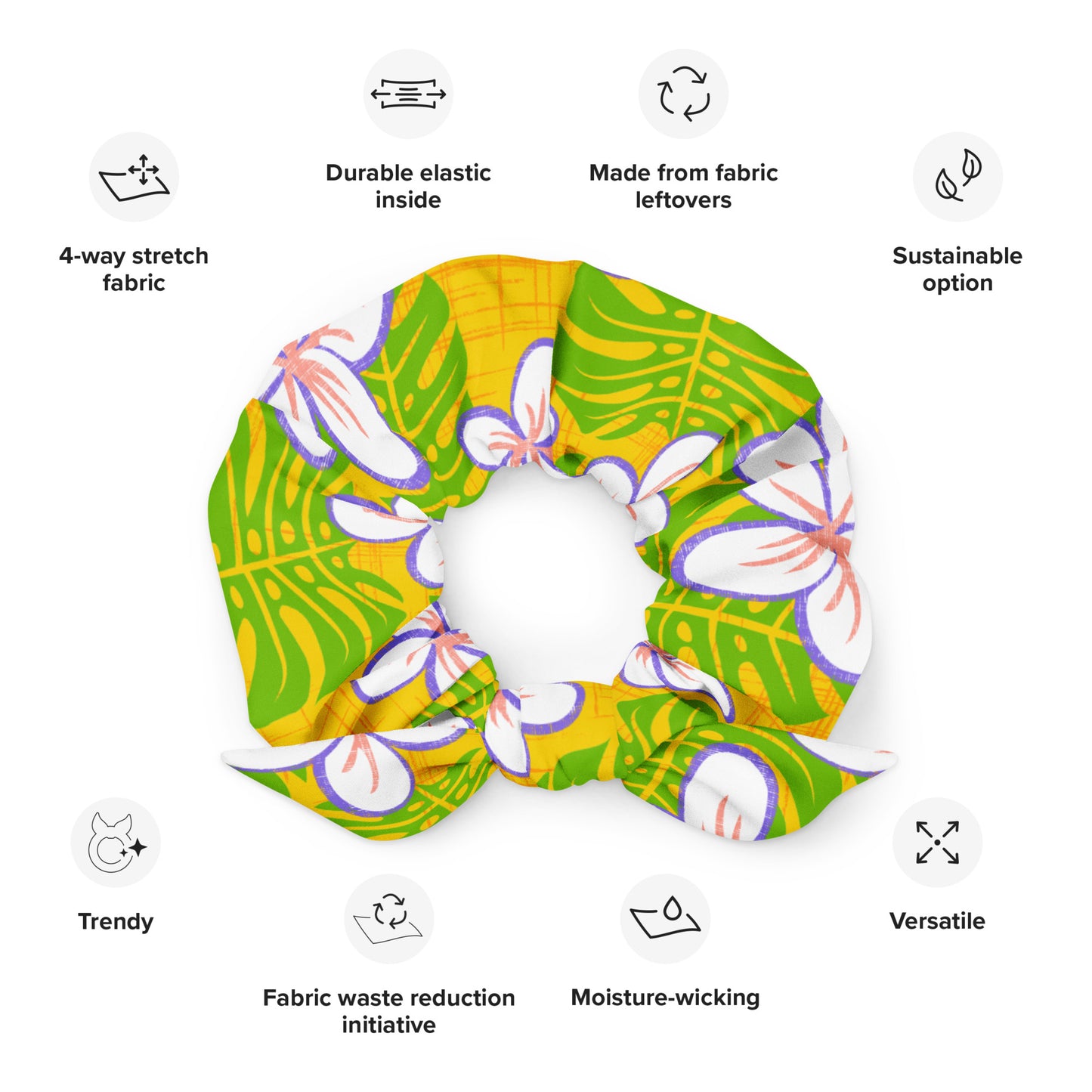 Easter Basket Recycled Scrunchie