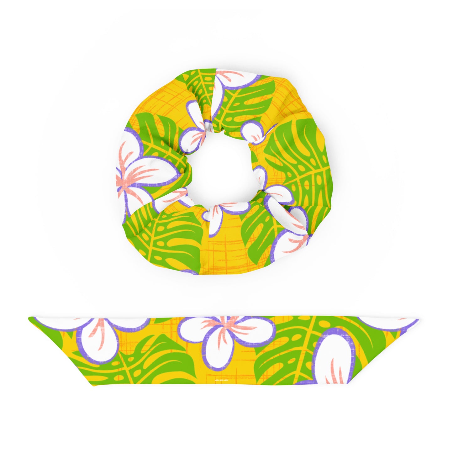 Easter Basket Recycled Scrunchie