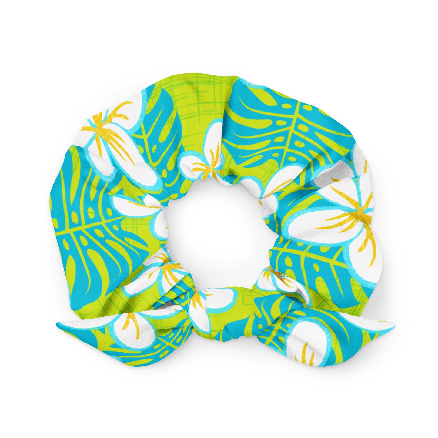 Sour Blue Heaven Recycled Scrunchie