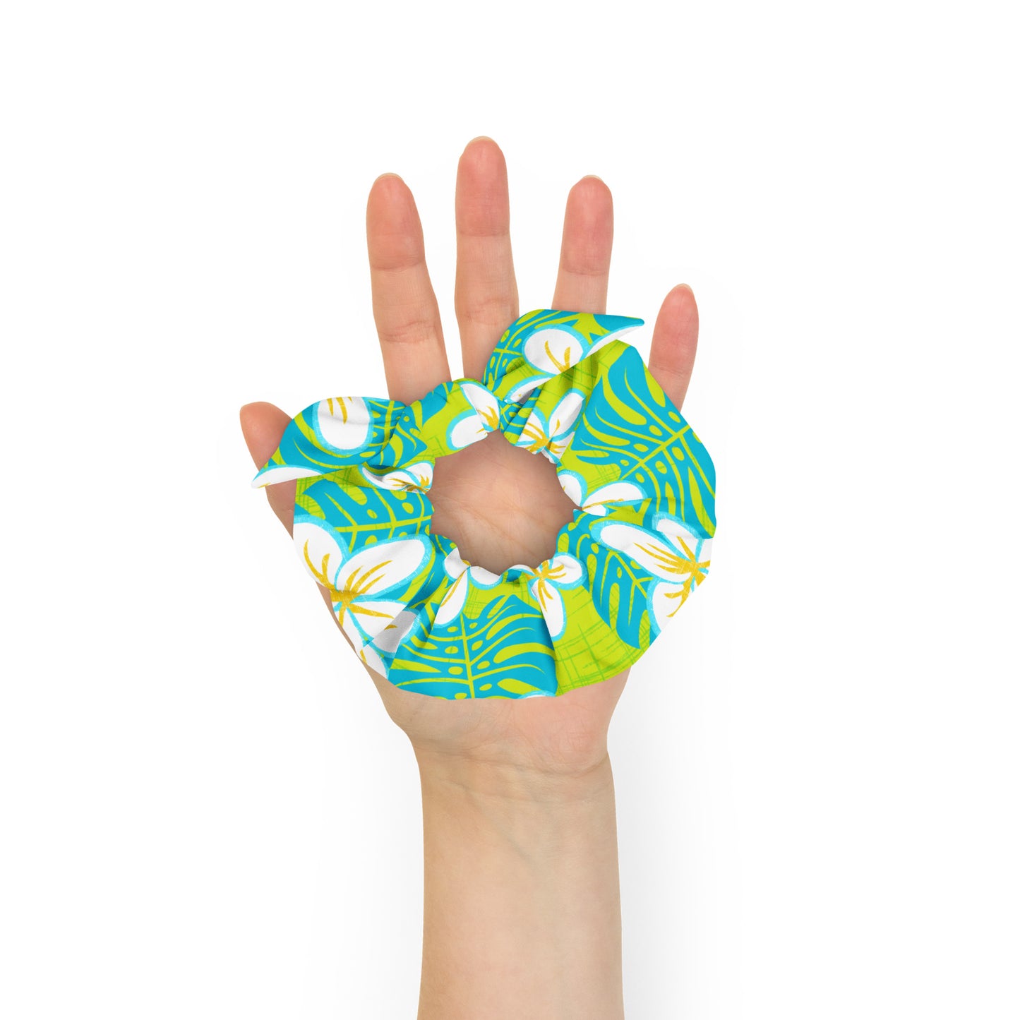 Sour Blue Heaven Recycled Scrunchie