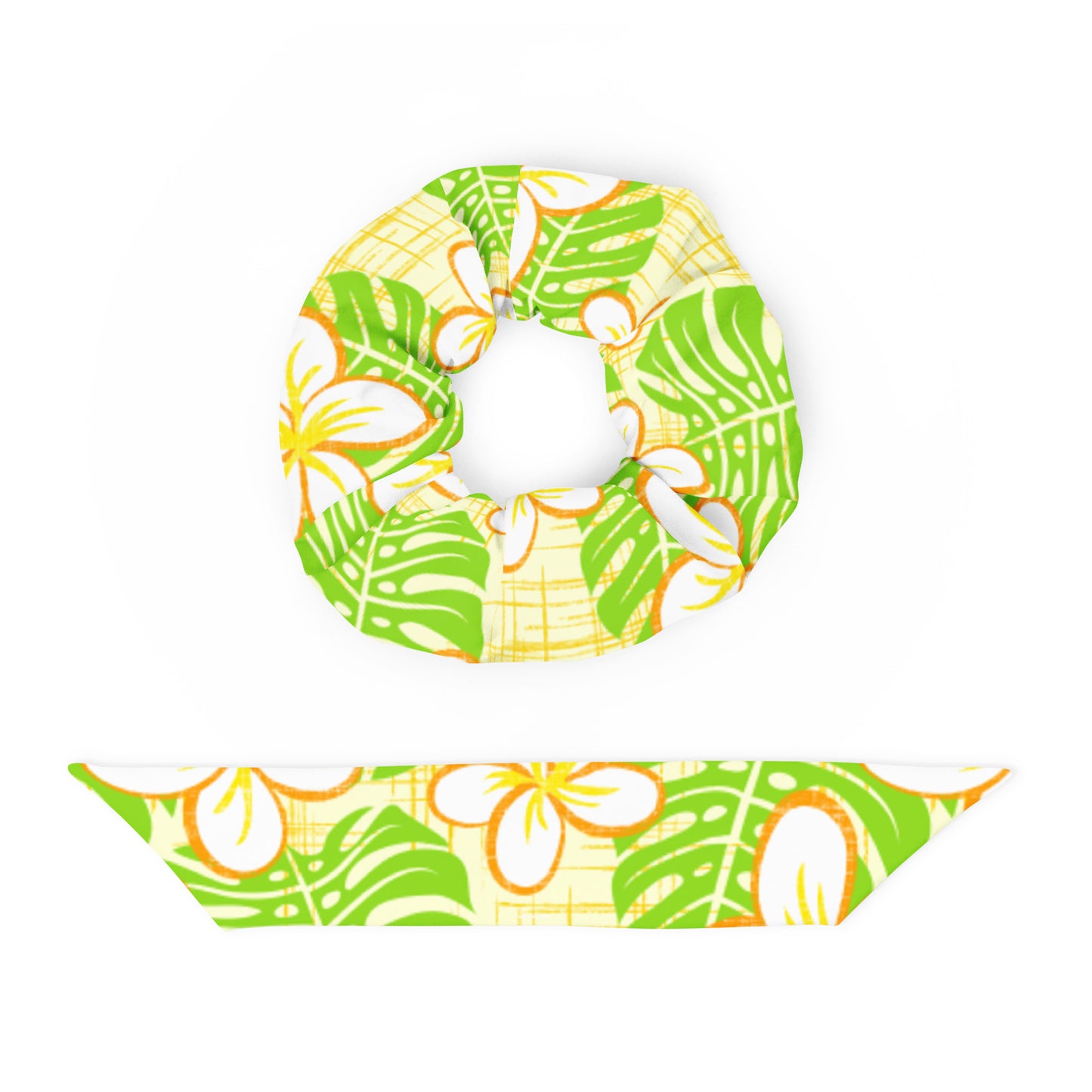 Summer Beach Recycled Scrunchie